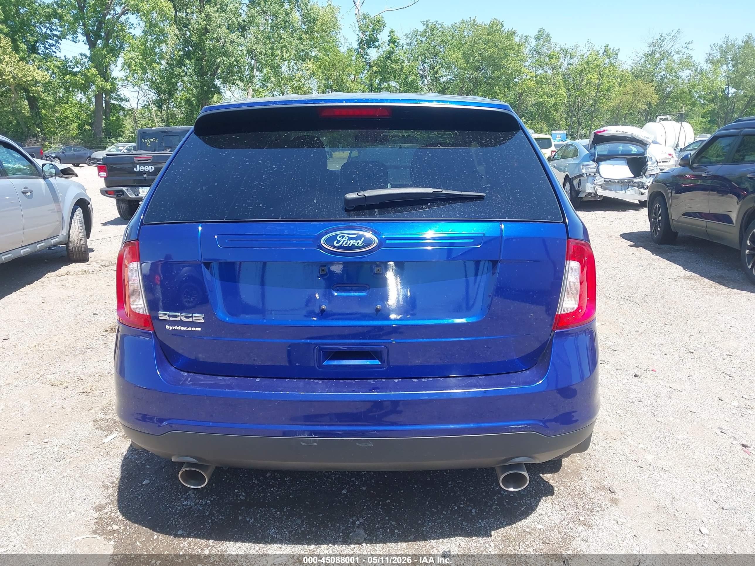 2013 Ford Edge Se Синий vin: 2FMDK3GC0DBE06700