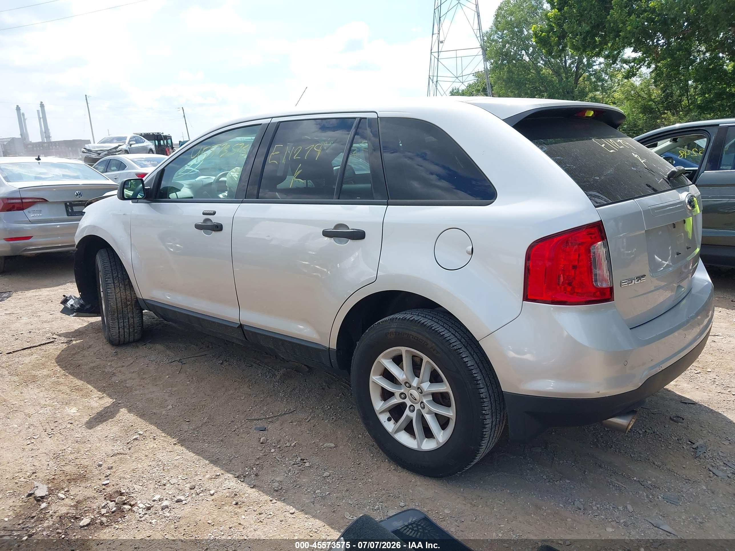 2013 Ford Edge Se Белый vin: 2FMDK3GC0DBE11279