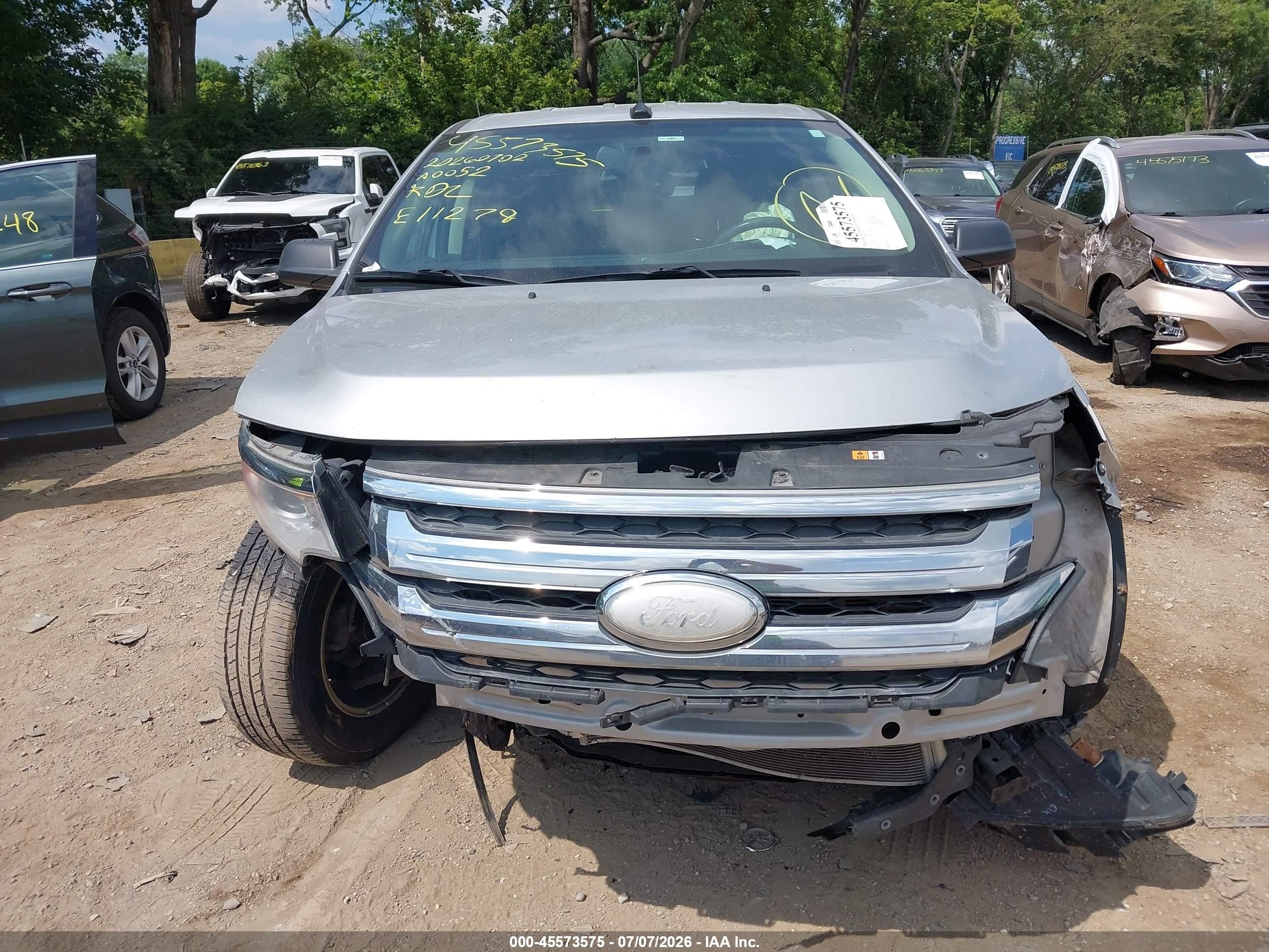 2013 Ford Edge Se Белый vin: 2FMDK3GC0DBE11279