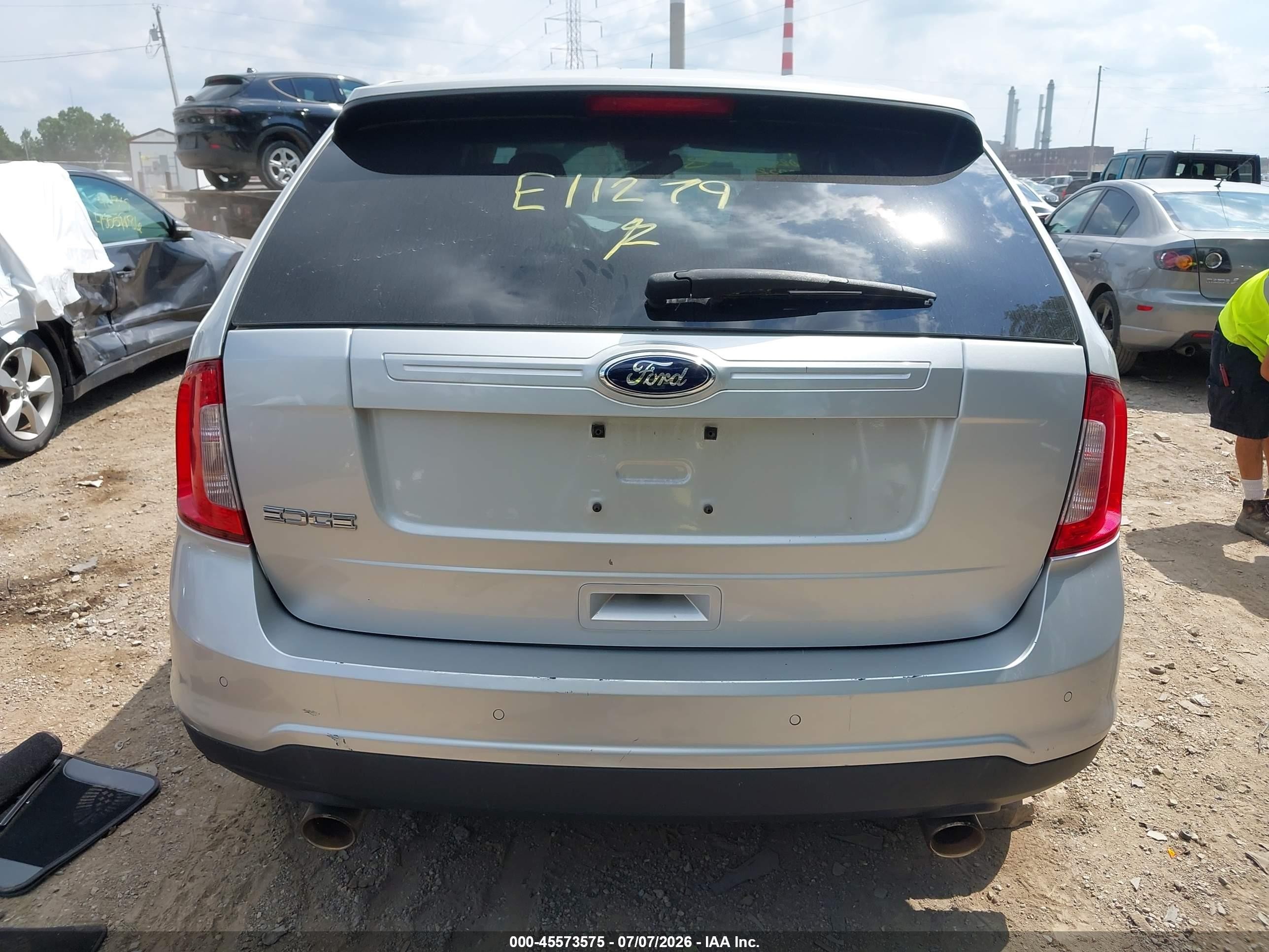 2013 Ford Edge Se Белый vin: 2FMDK3GC0DBE11279