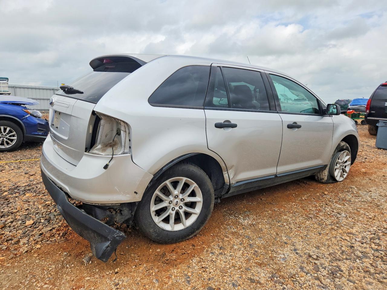 2014 Ford Edge Se Серебряный vin: 2FMDK3GC0EBA32672