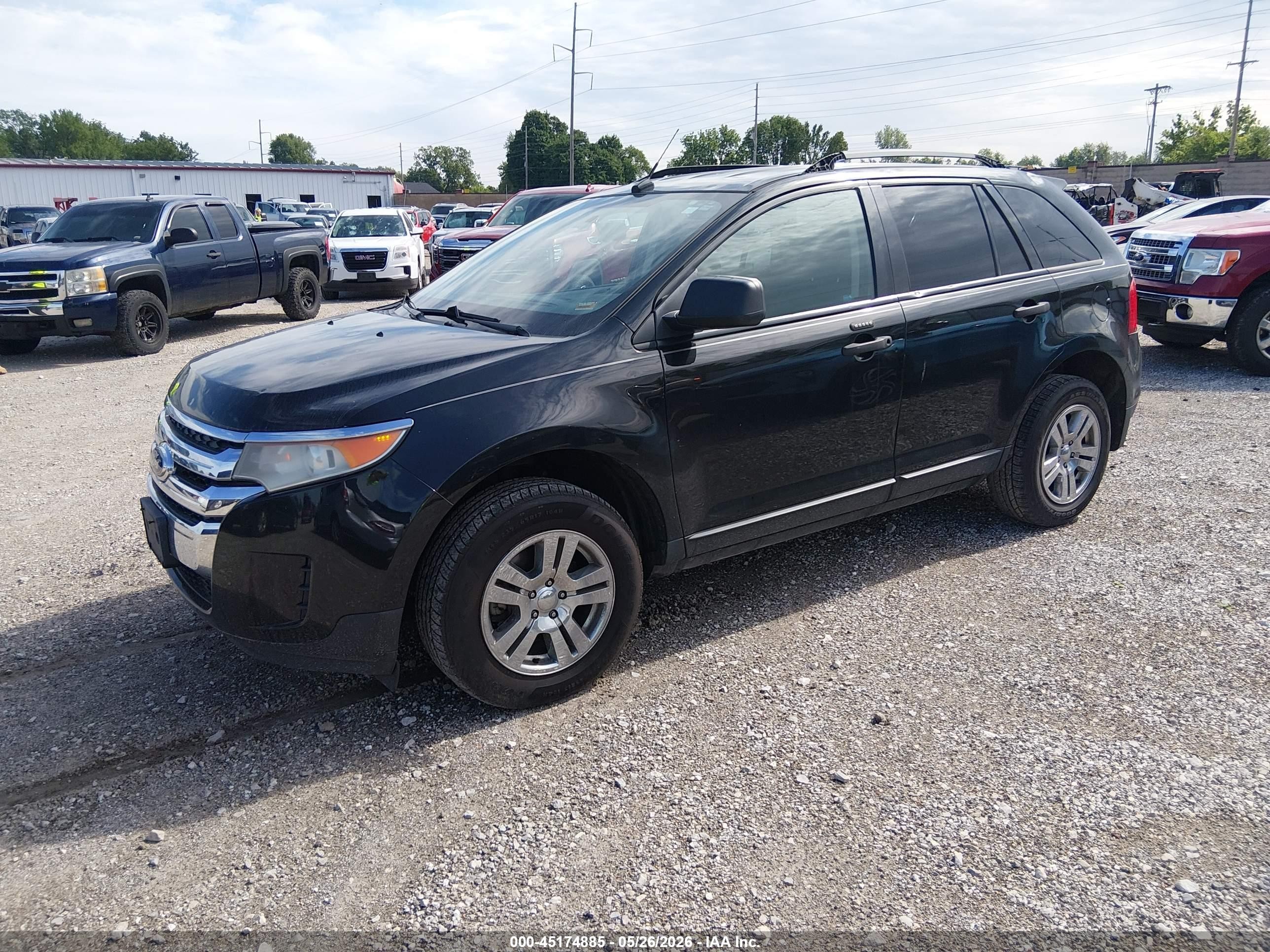 2011 Ford Edge Se Black vin: 2FMDK3GC1BBA34166
