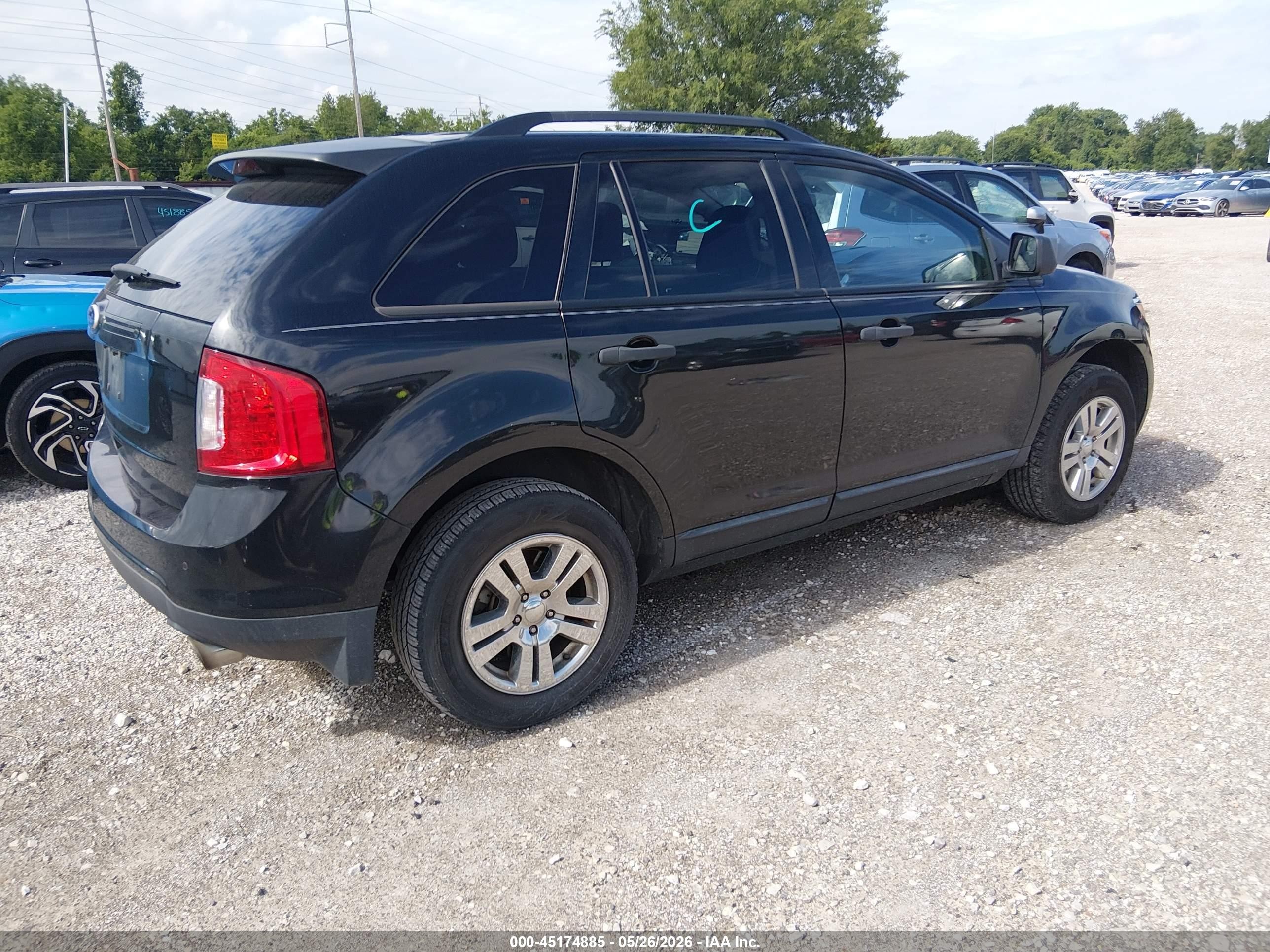 2011 Ford Edge Se Black vin: 2FMDK3GC1BBA34166