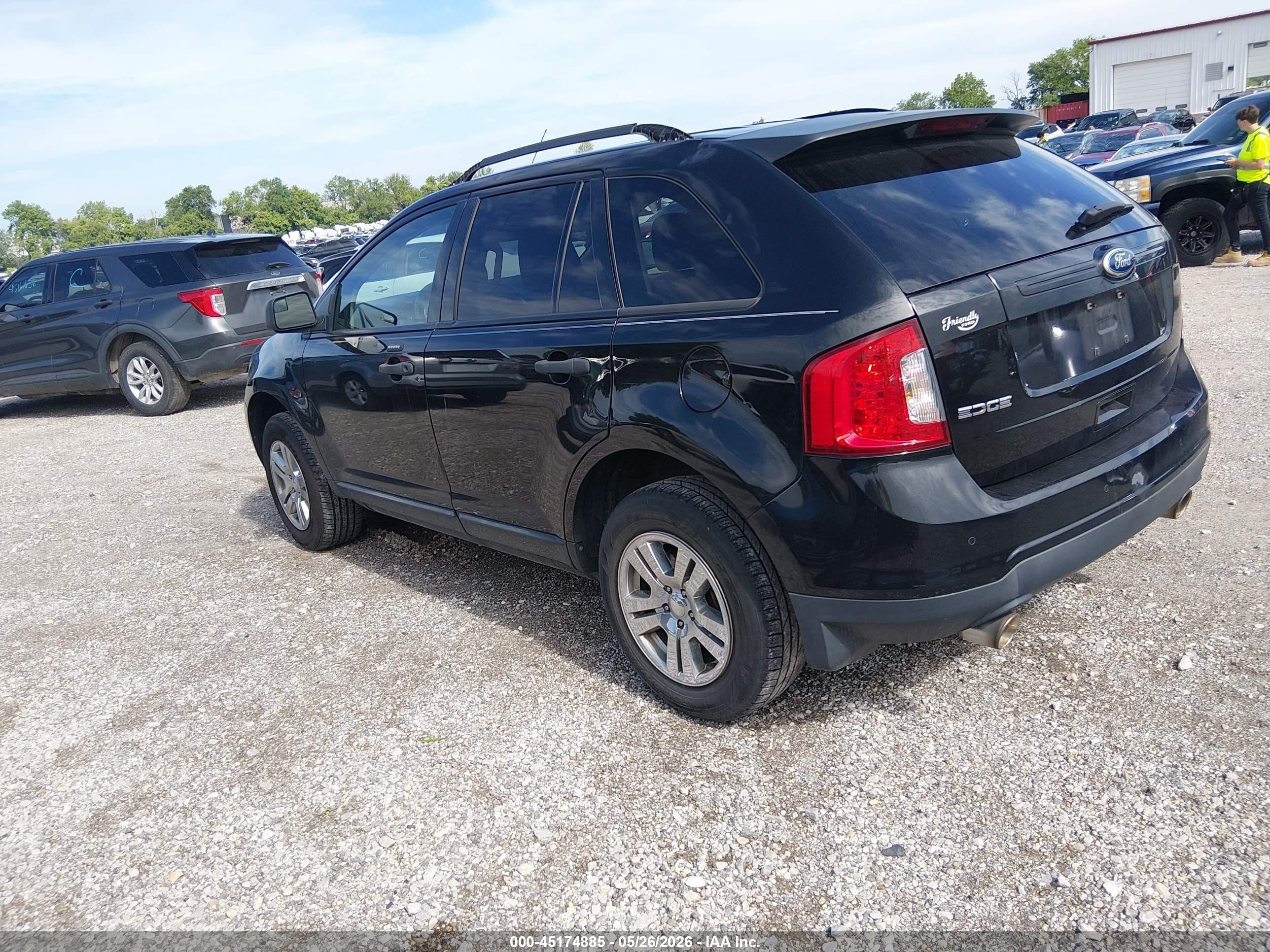 2011 Ford Edge Se Black vin: 2FMDK3GC1BBA34166