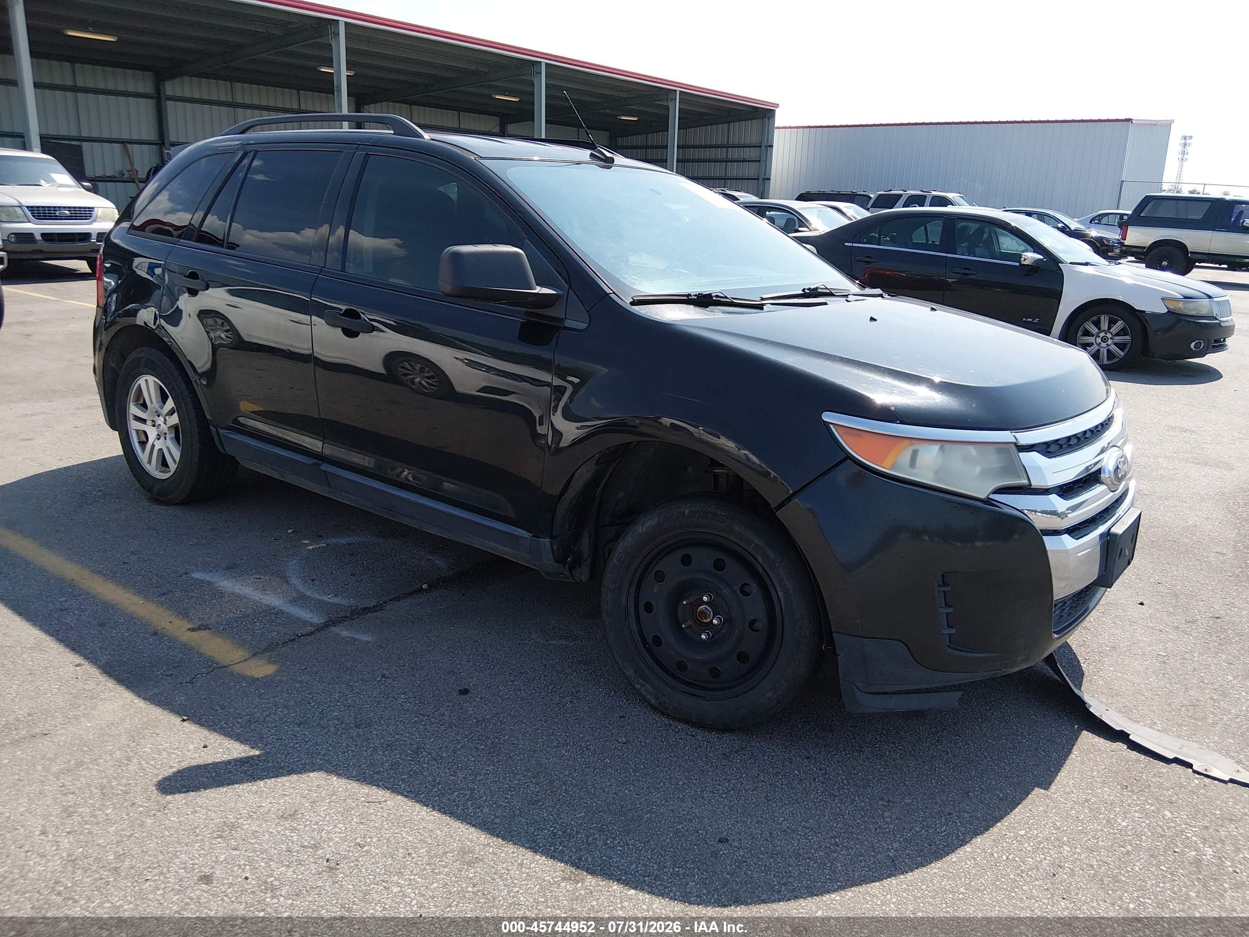 2011 Ford Edge Se Black vin: 2FMDK3GC1BBA45040