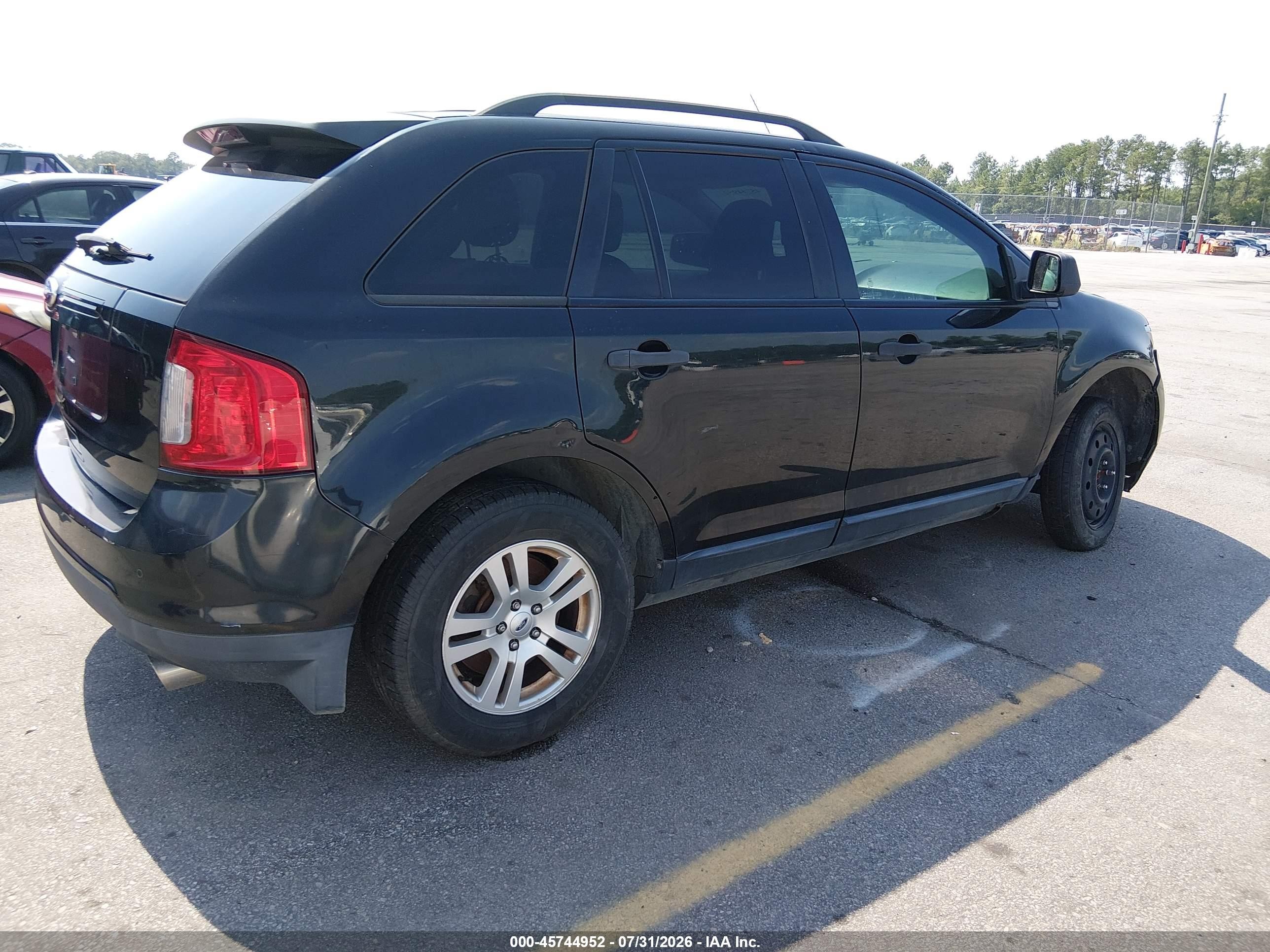 2011 Ford Edge Se Черный vin: 2FMDK3GC1BBA45040