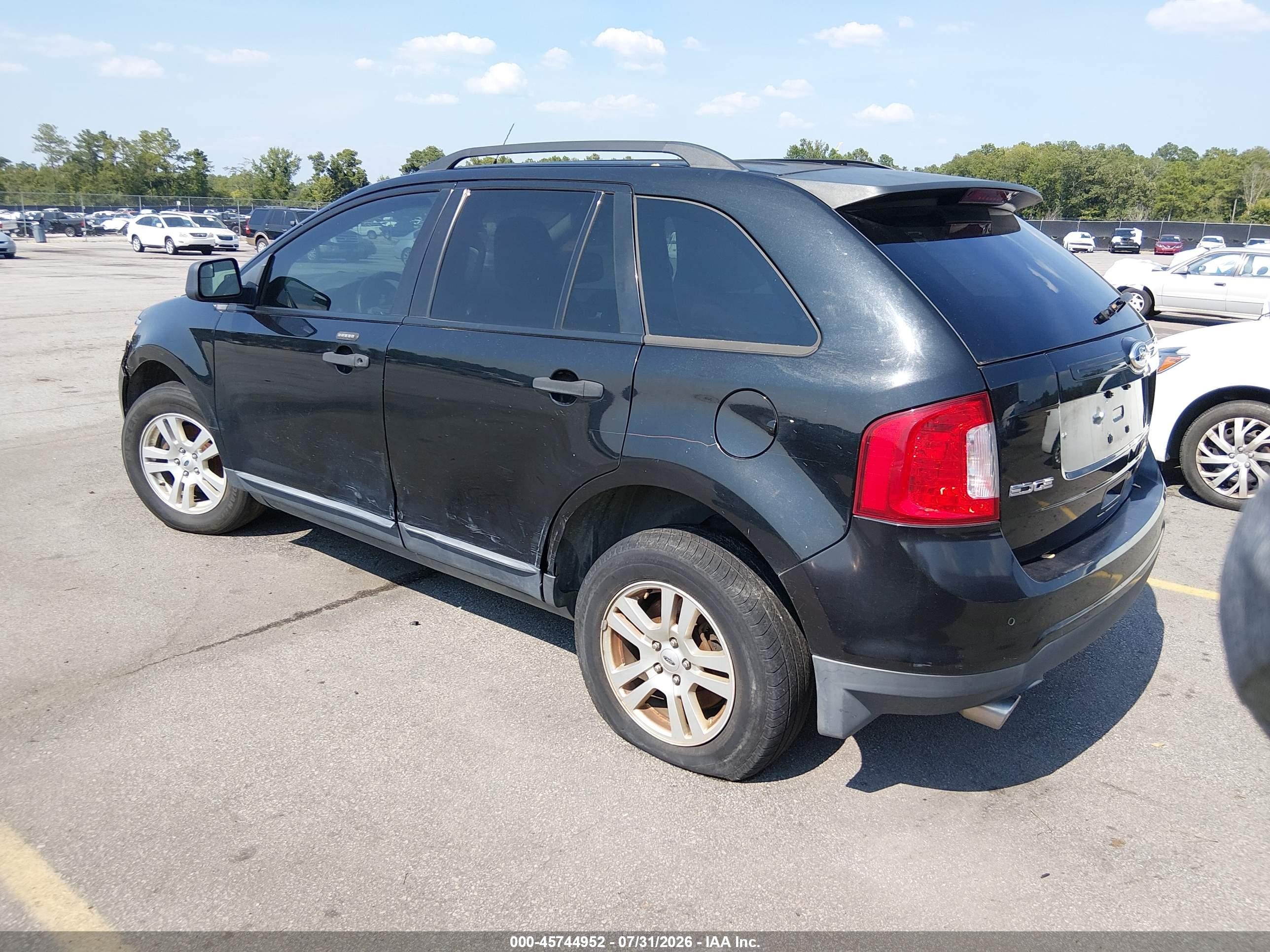 2011 Ford Edge Se Черный vin: 2FMDK3GC1BBA45040