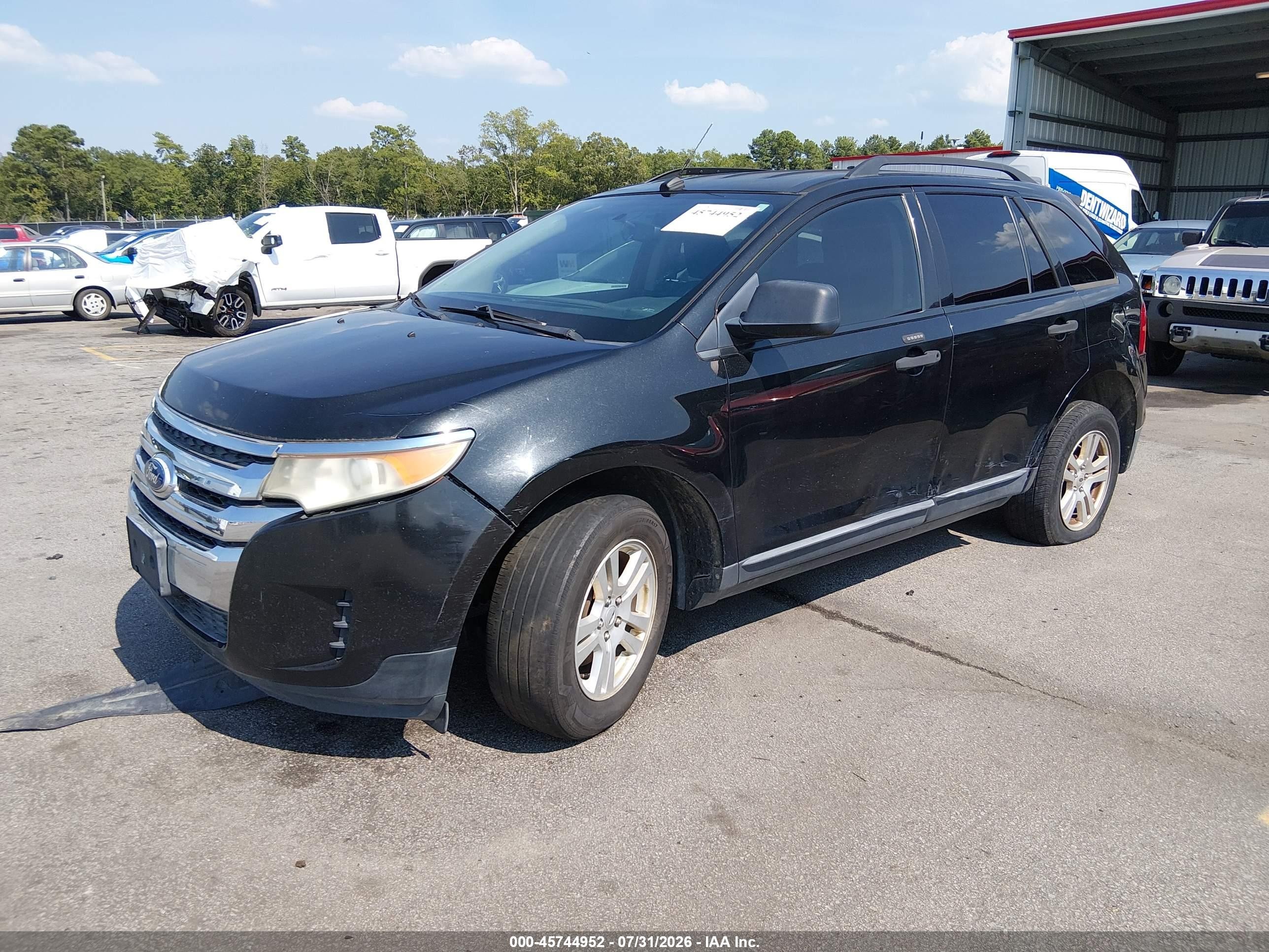 2011 Ford Edge Se Черный vin: 2FMDK3GC1BBA45040