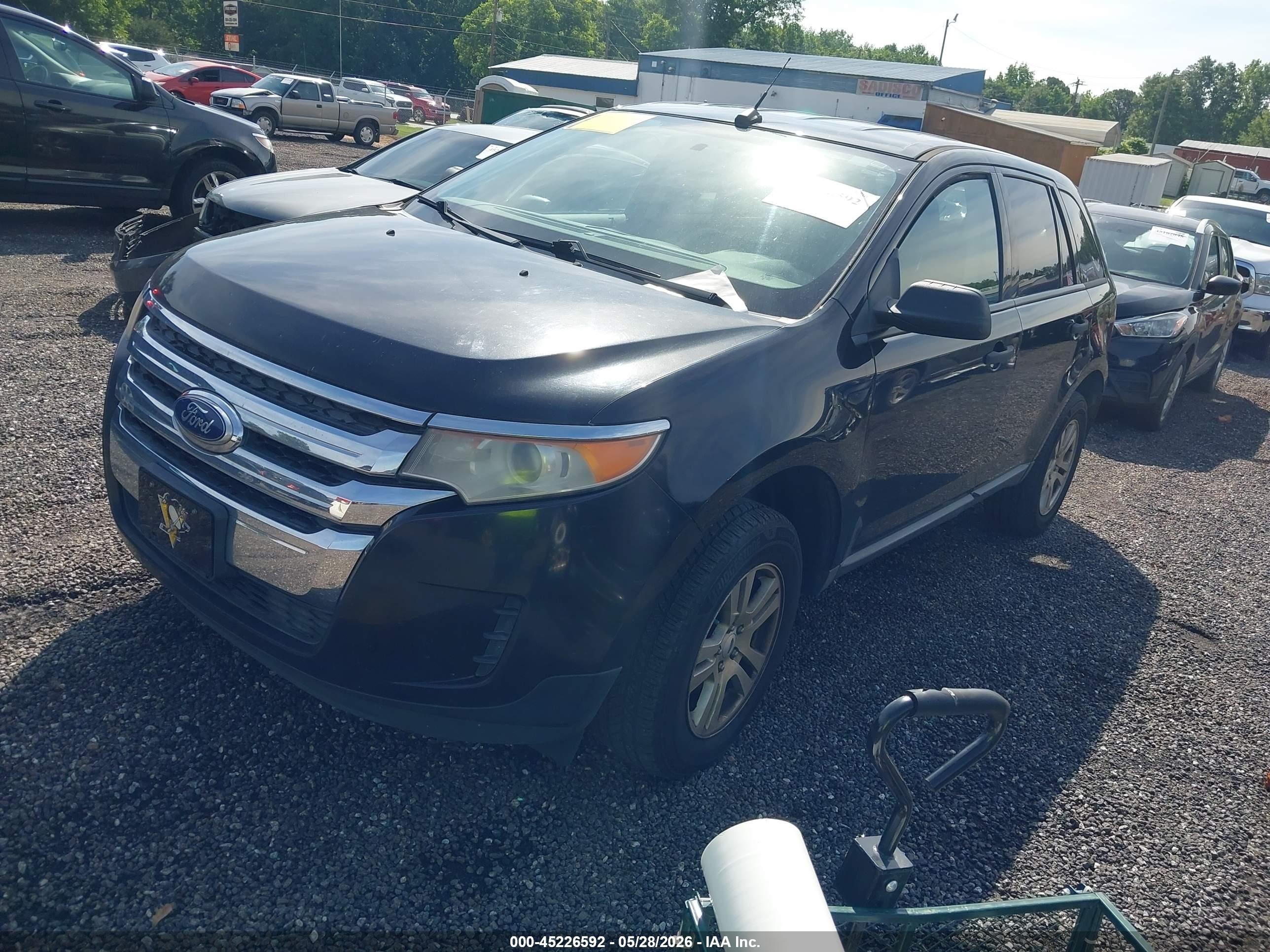 2011 Ford Edge Se Black vin: 2FMDK3GC1BBA98837
