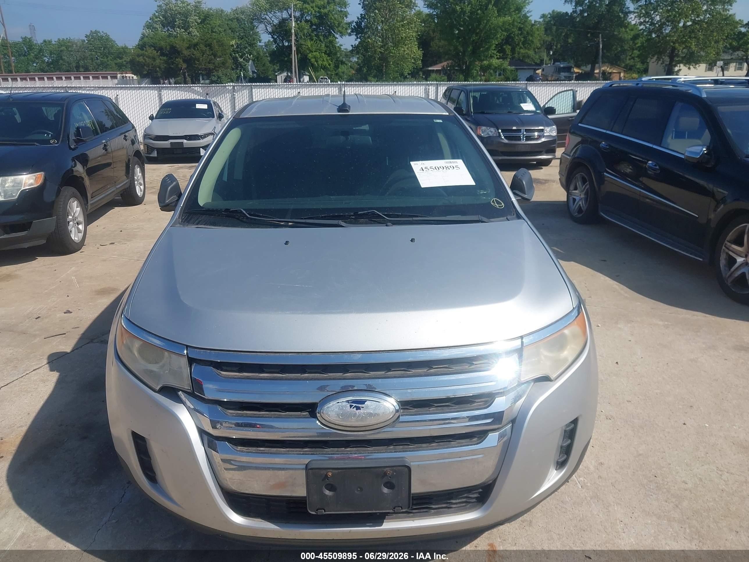 2011 Ford Edge Se Silver vin: 2FMDK3GC1BBB44165
