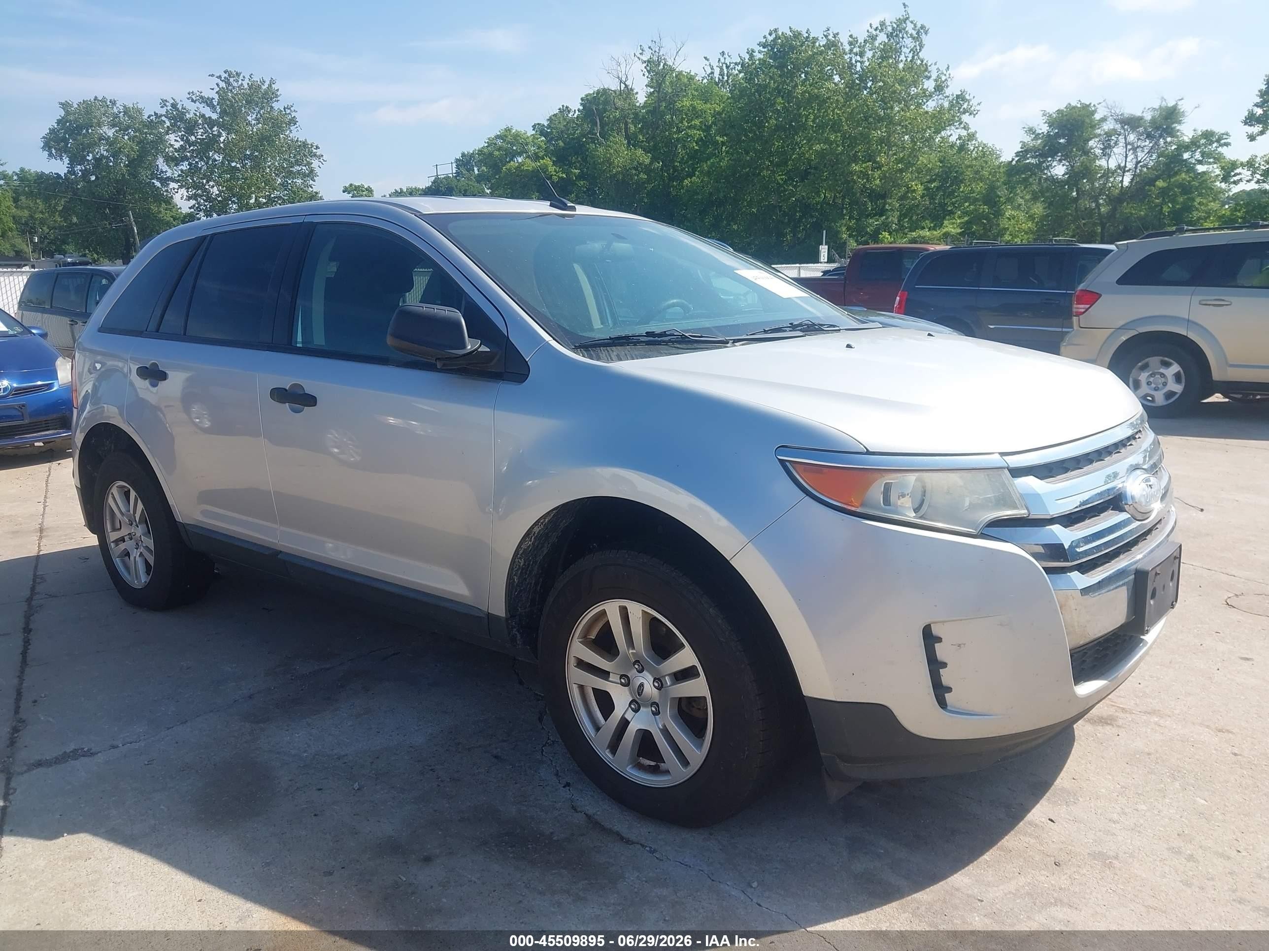 2011 Ford Edge Se Silver vin: 2FMDK3GC1BBB44165
