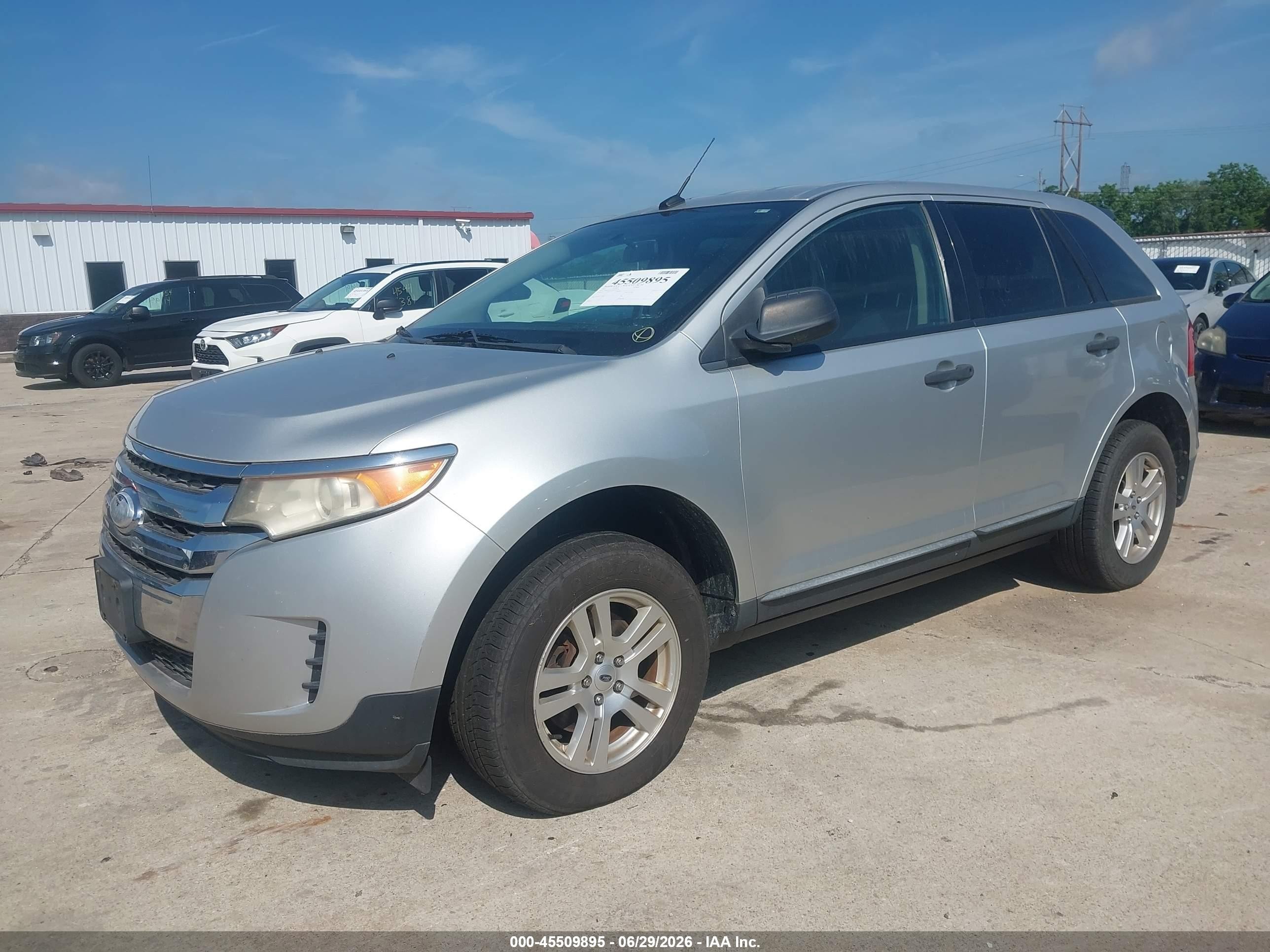 2011 Ford Edge Se Silver vin: 2FMDK3GC1BBB44165