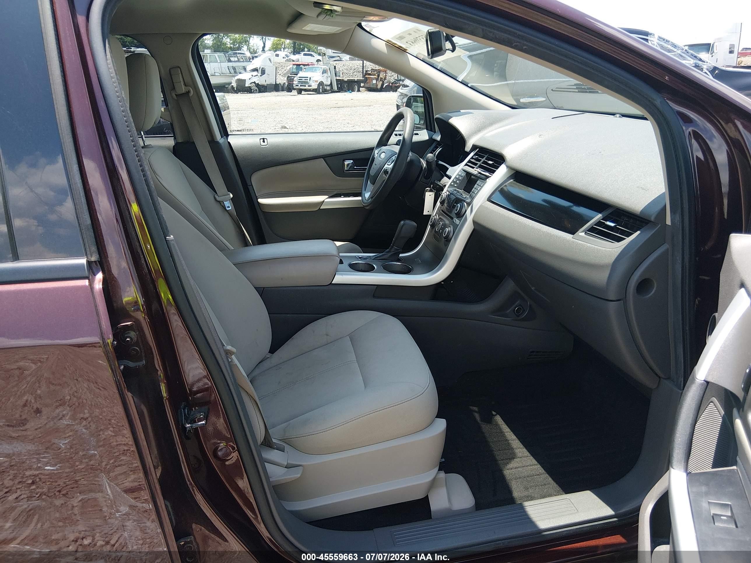 2012 Ford Edge Se Burgundy vin: 2FMDK3GC1CBA18504