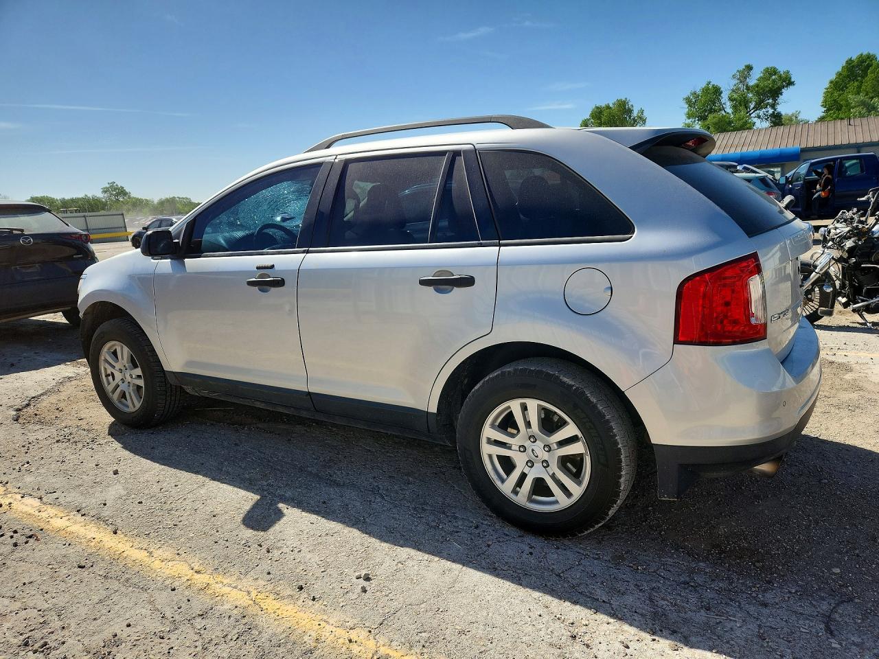 2012 Ford Edge Se Silver vin: 2FMDK3GC1CBA49493