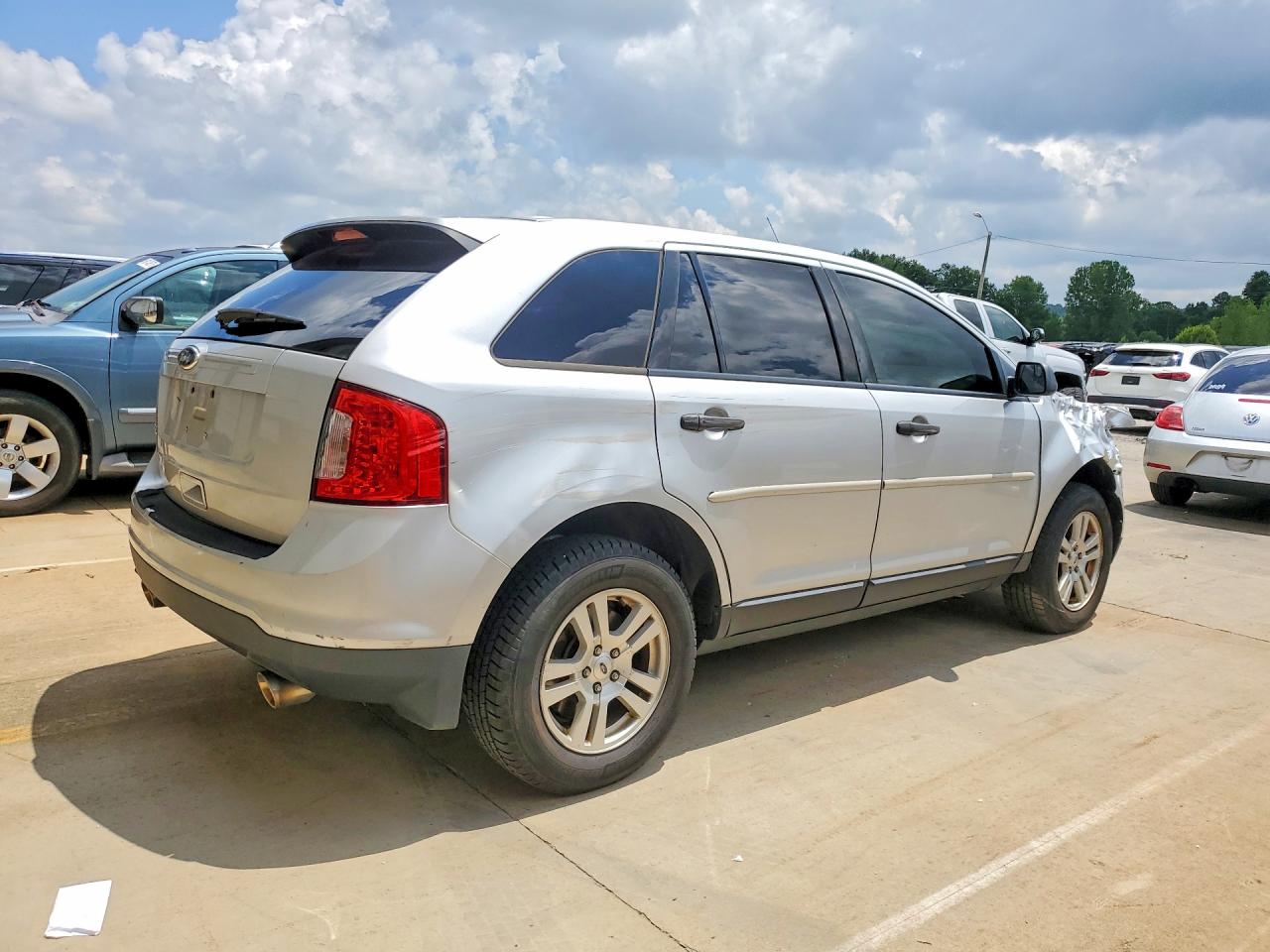 2012 Ford Edge Se Silver vin: 2FMDK3GC1CBA79125