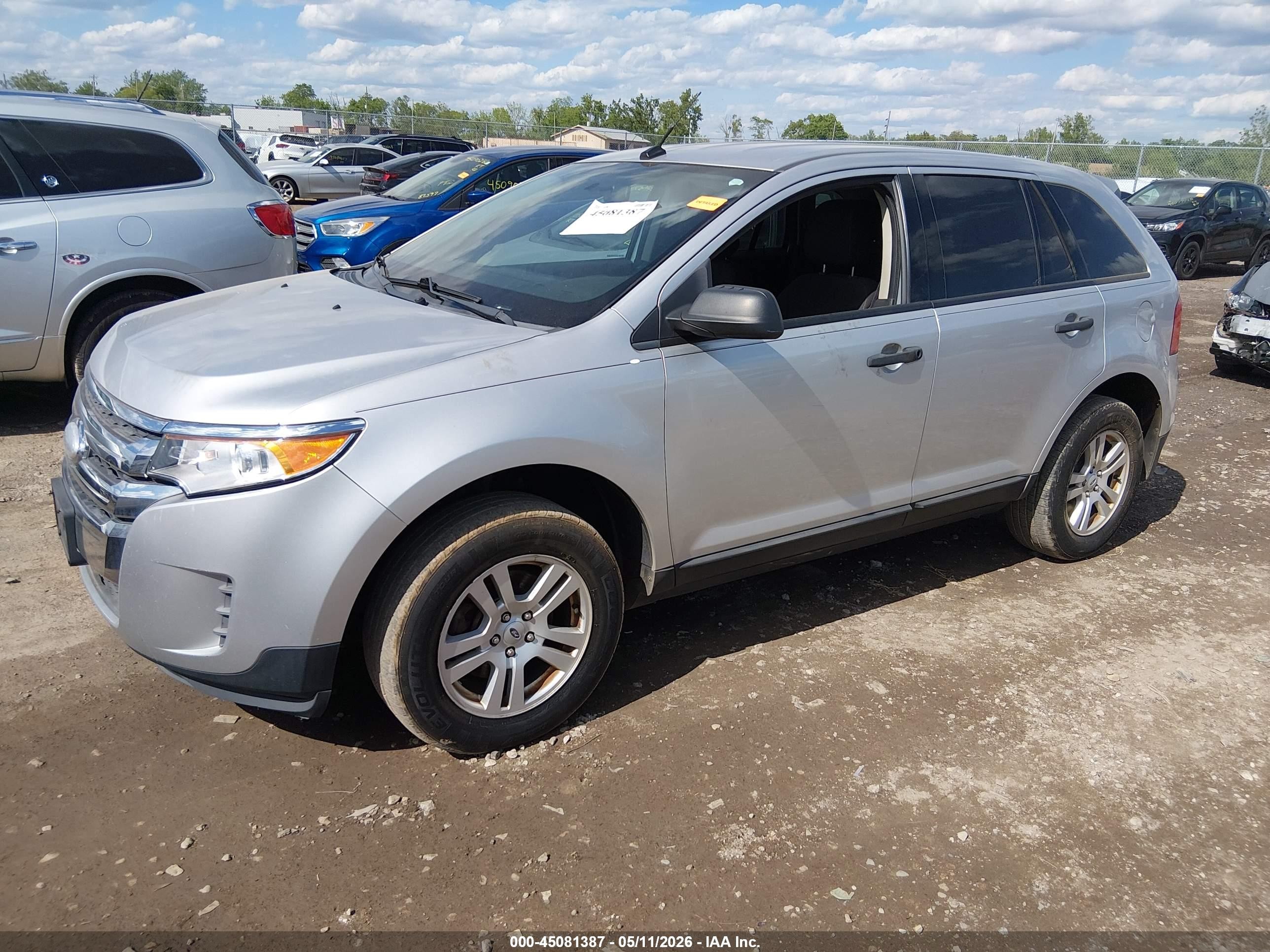 2013 Ford Edge Se Gray vin: 2FMDK3GC1DBA51522