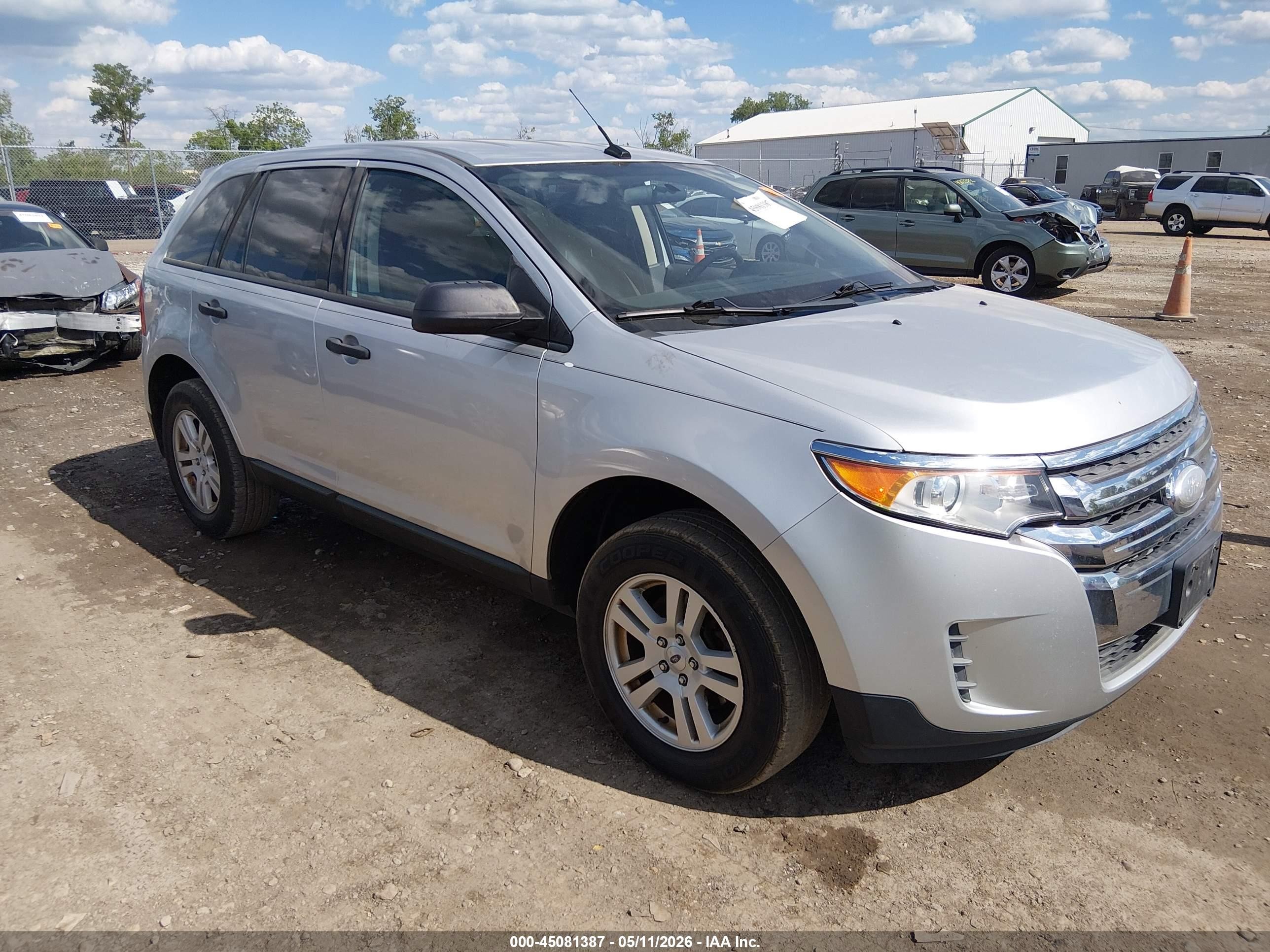 2013 Ford Edge Se Gray vin: 2FMDK3GC1DBA51522
