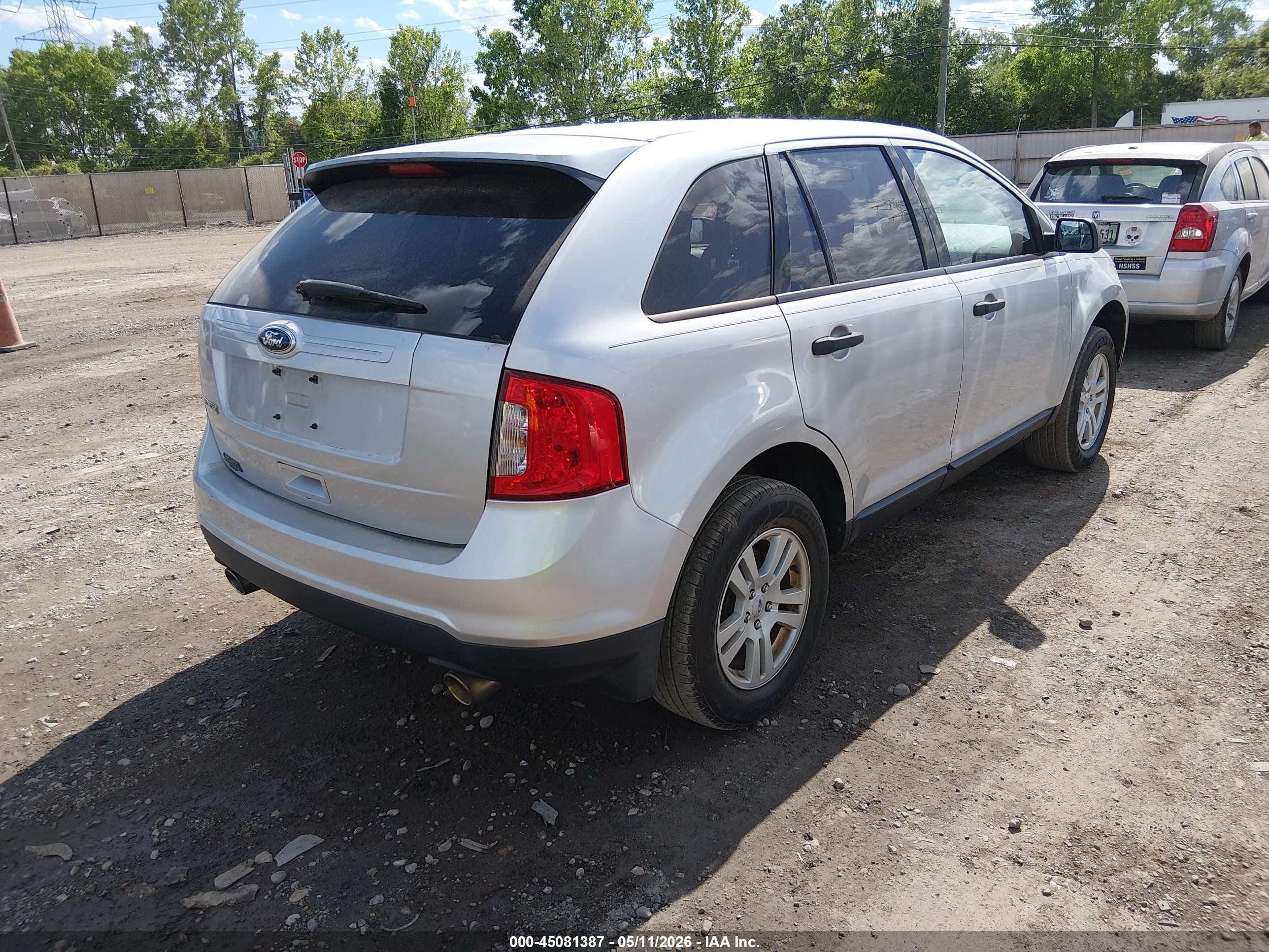 2013 Ford Edge Se Gray vin: 2FMDK3GC1DBA51522