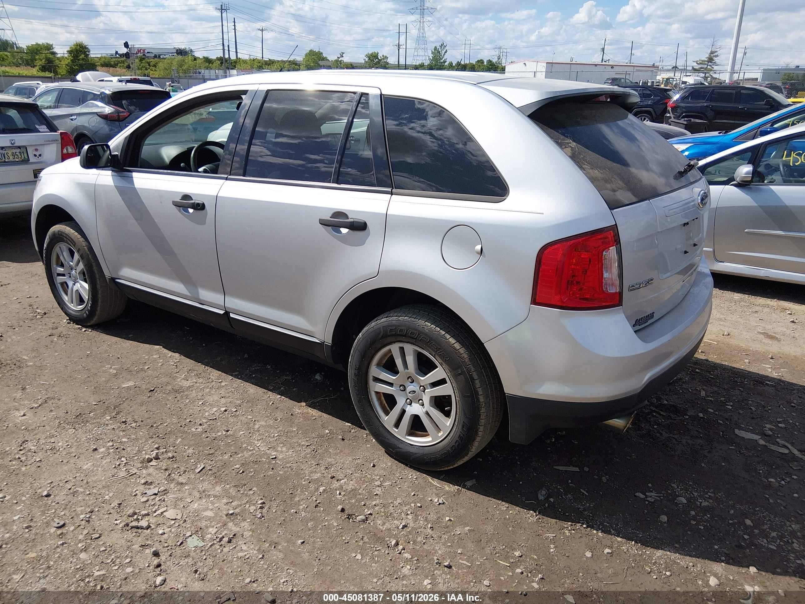 2013 Ford Edge Se Gray vin: 2FMDK3GC1DBA51522
