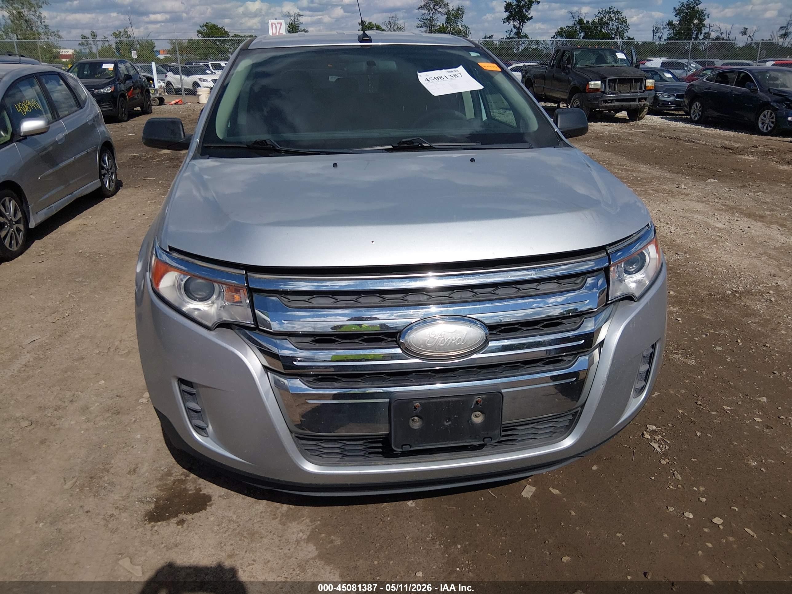 2013 Ford Edge Se Gray vin: 2FMDK3GC1DBA51522