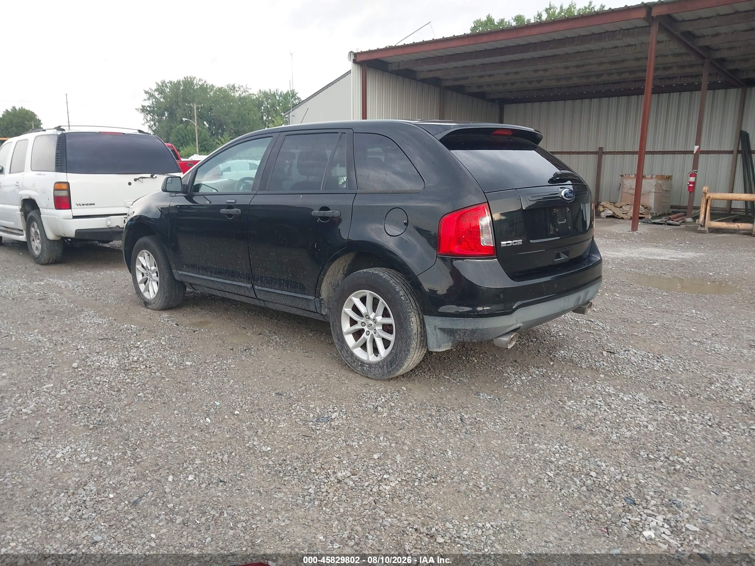 2013 Ford Edge Se Black vin: 2FMDK3GC1DBB24954
