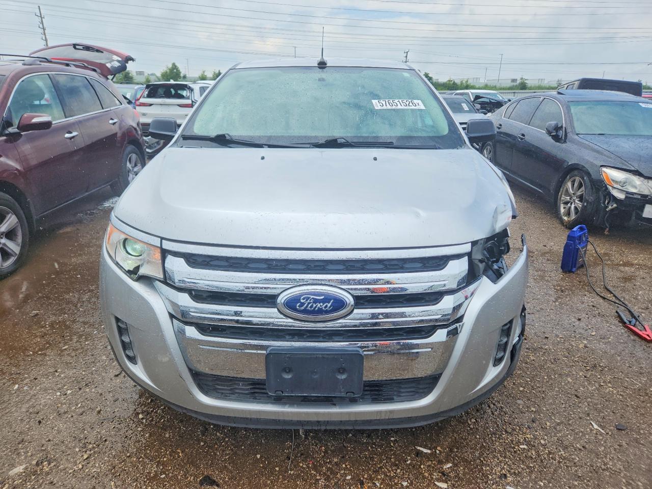 2013 Ford Edge Se Silver vin: 2FMDK3GC1DBB35694