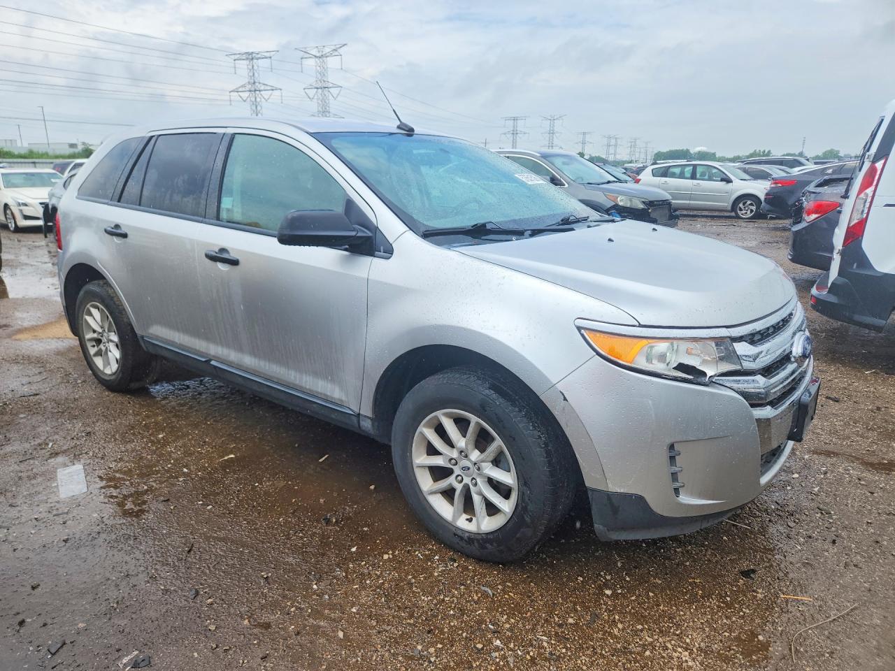 2013 Ford Edge Se Silver vin: 2FMDK3GC1DBB35694
