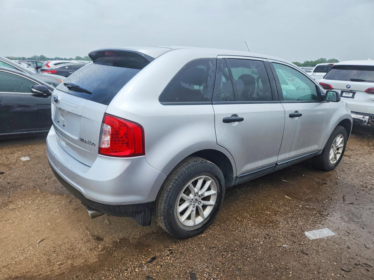 2013 Ford Edge Se Silver vin: 2FMDK3GC1DBB35694