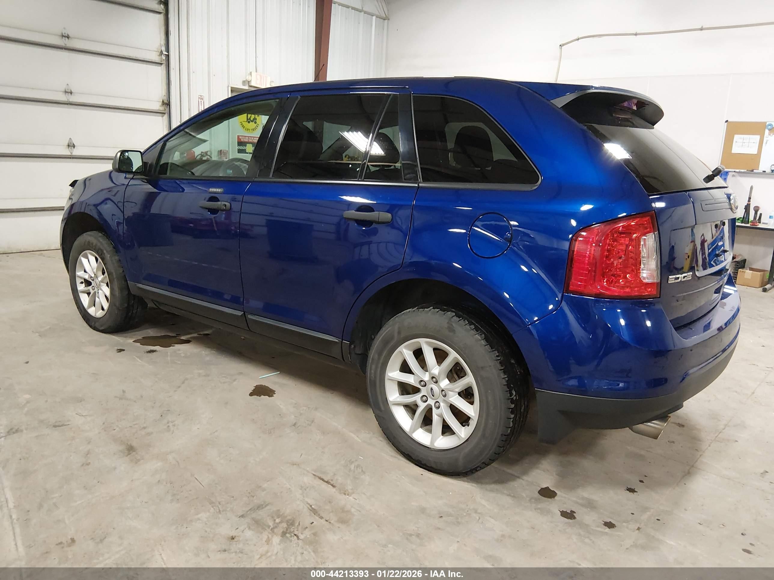 2013 Ford Edge Se Blue vin: 2FMDK3GC1DBE31749