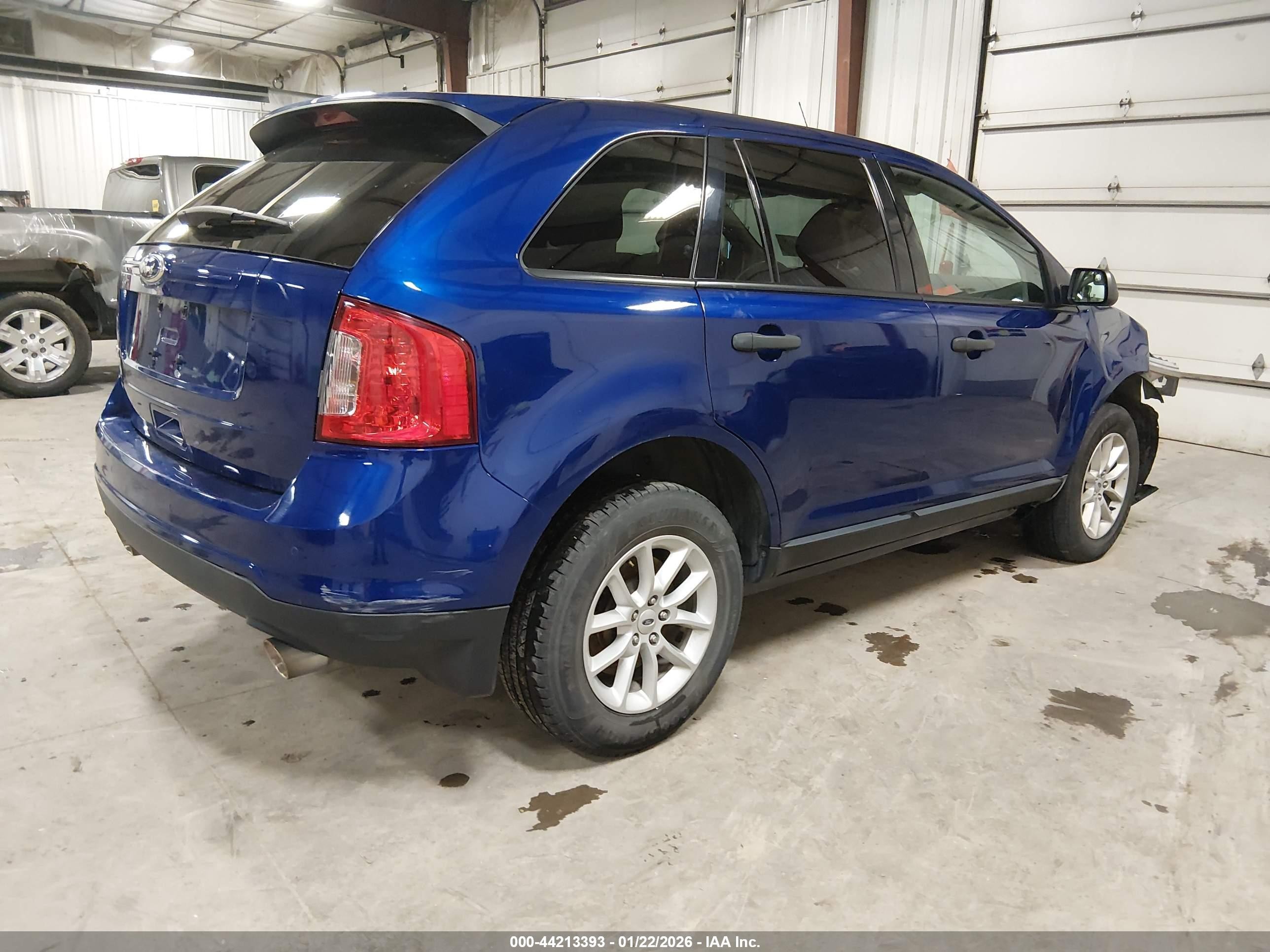 2013 Ford Edge Se Blue vin: 2FMDK3GC1DBE31749