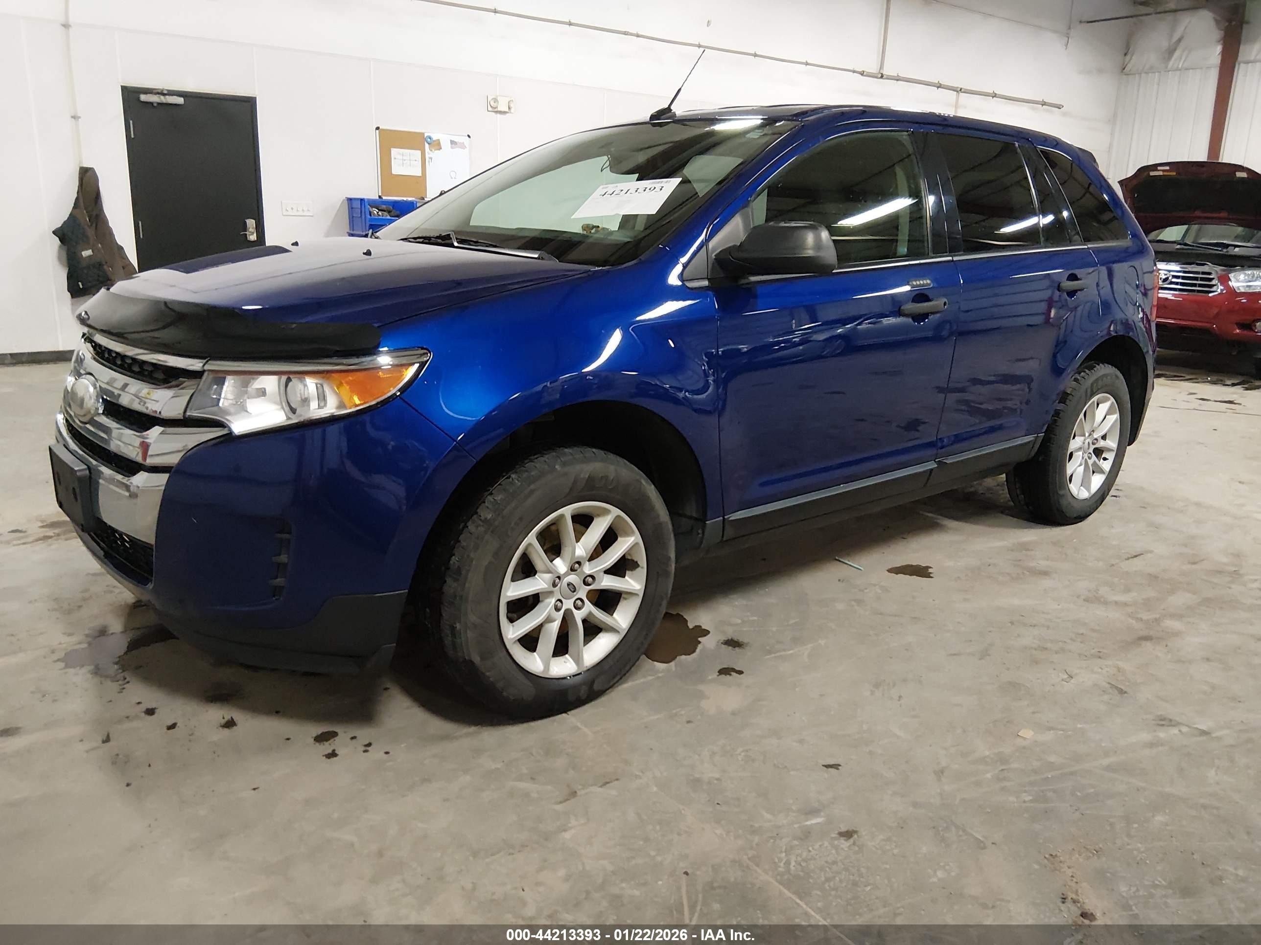 2013 Ford Edge Se Blue vin: 2FMDK3GC1DBE31749