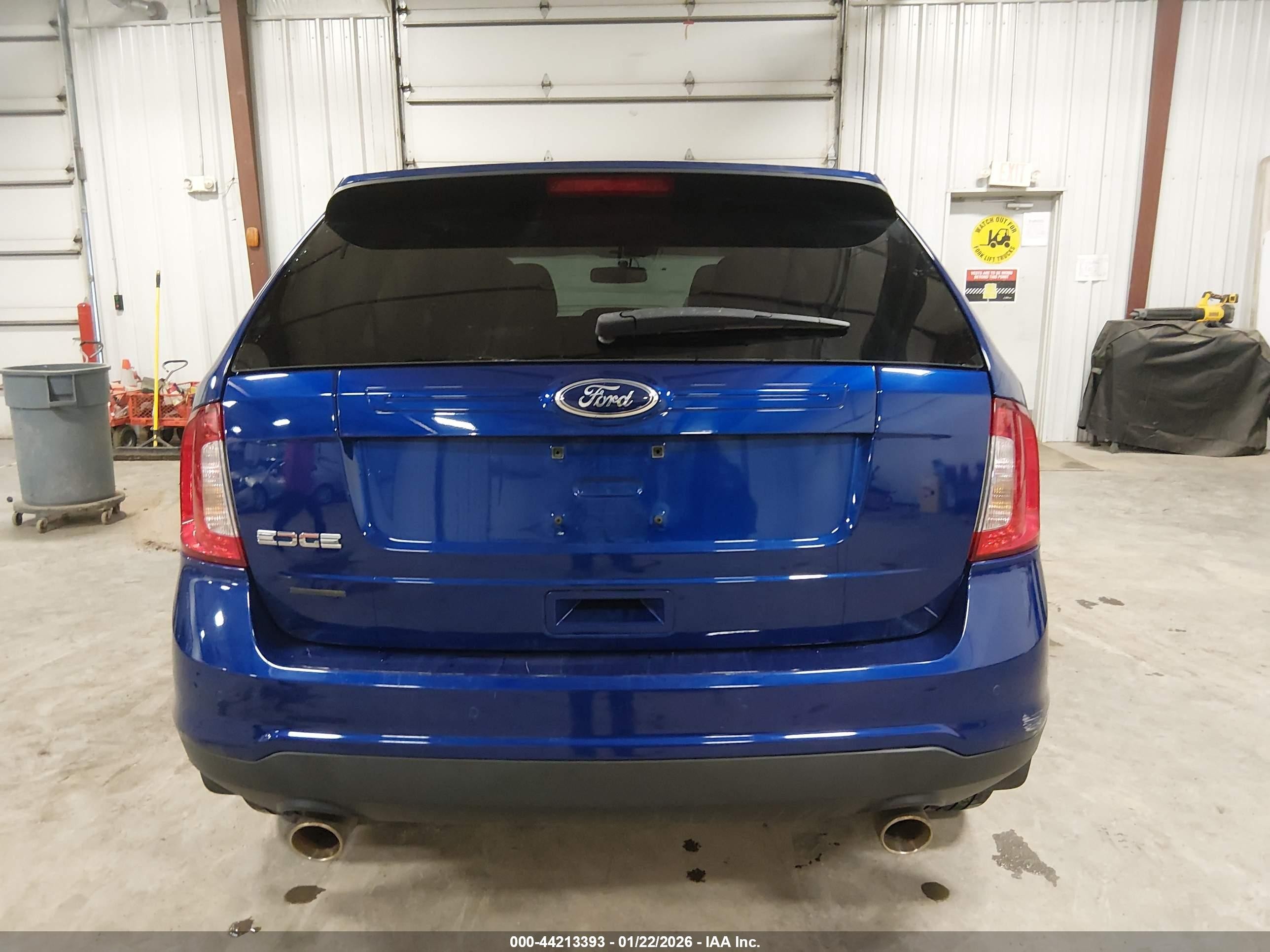 2013 Ford Edge Se Blue vin: 2FMDK3GC1DBE31749