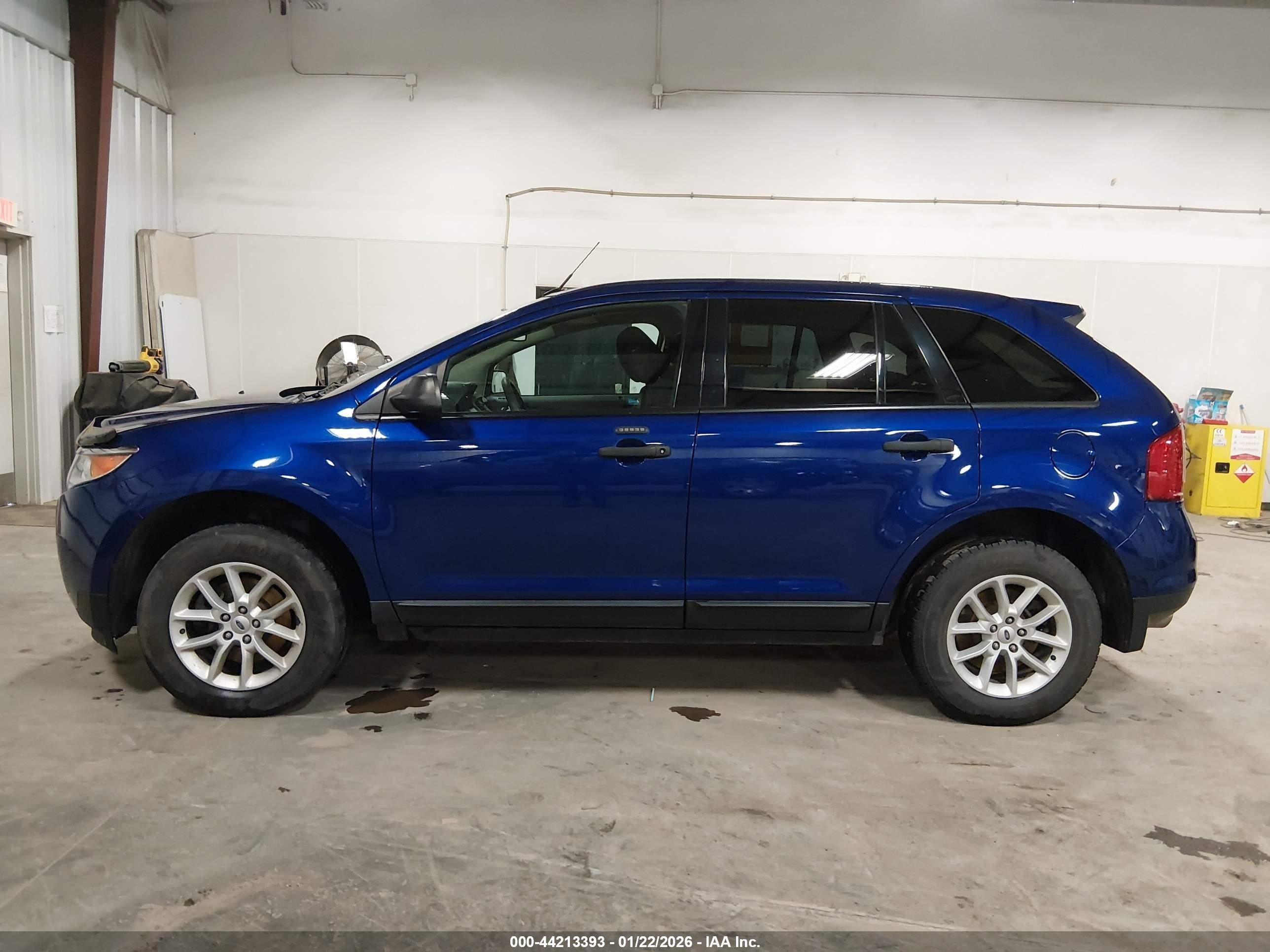 2013 Ford Edge Se Blue vin: 2FMDK3GC1DBE31749