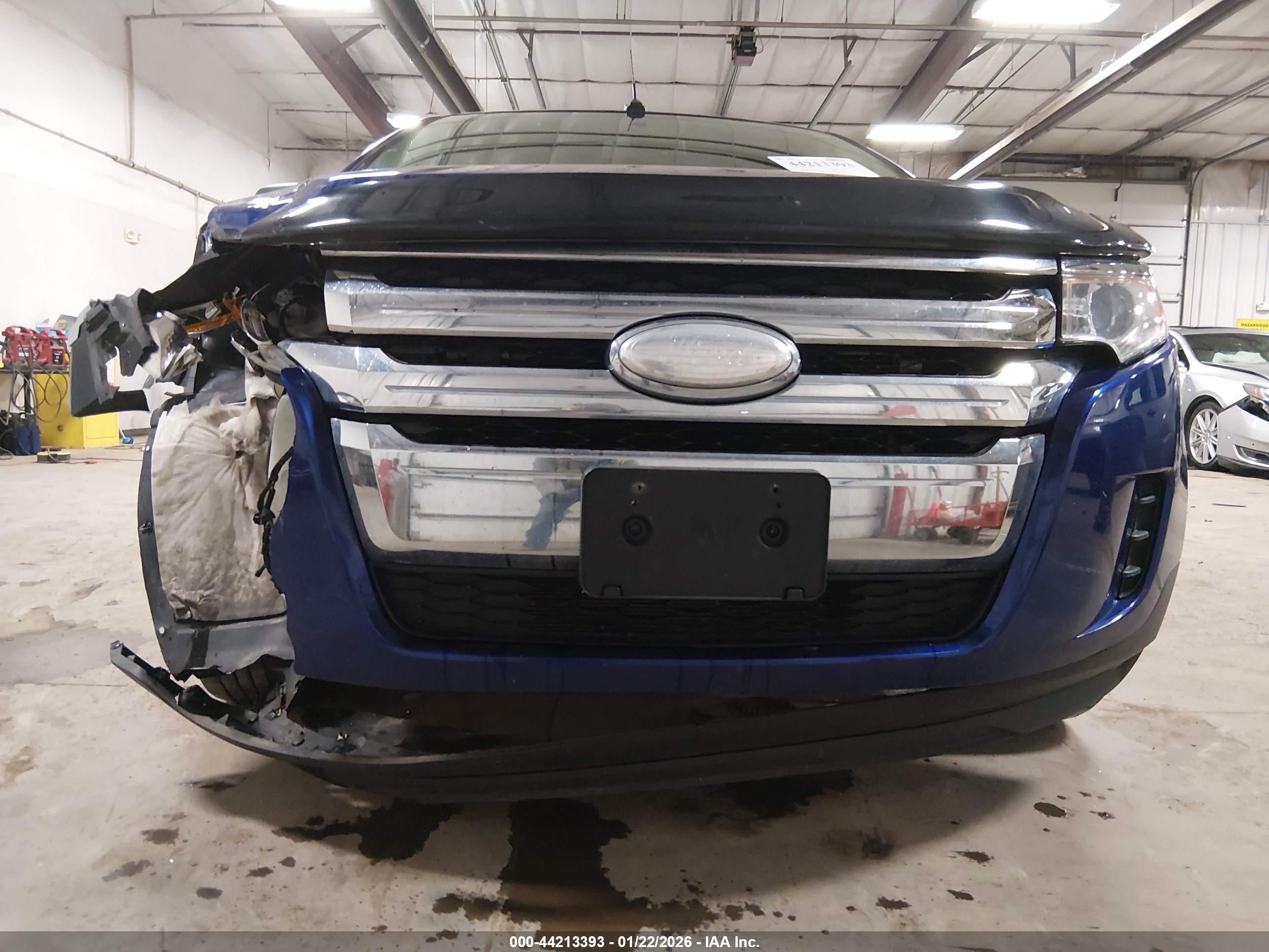 2013 Ford Edge Se Blue vin: 2FMDK3GC1DBE31749