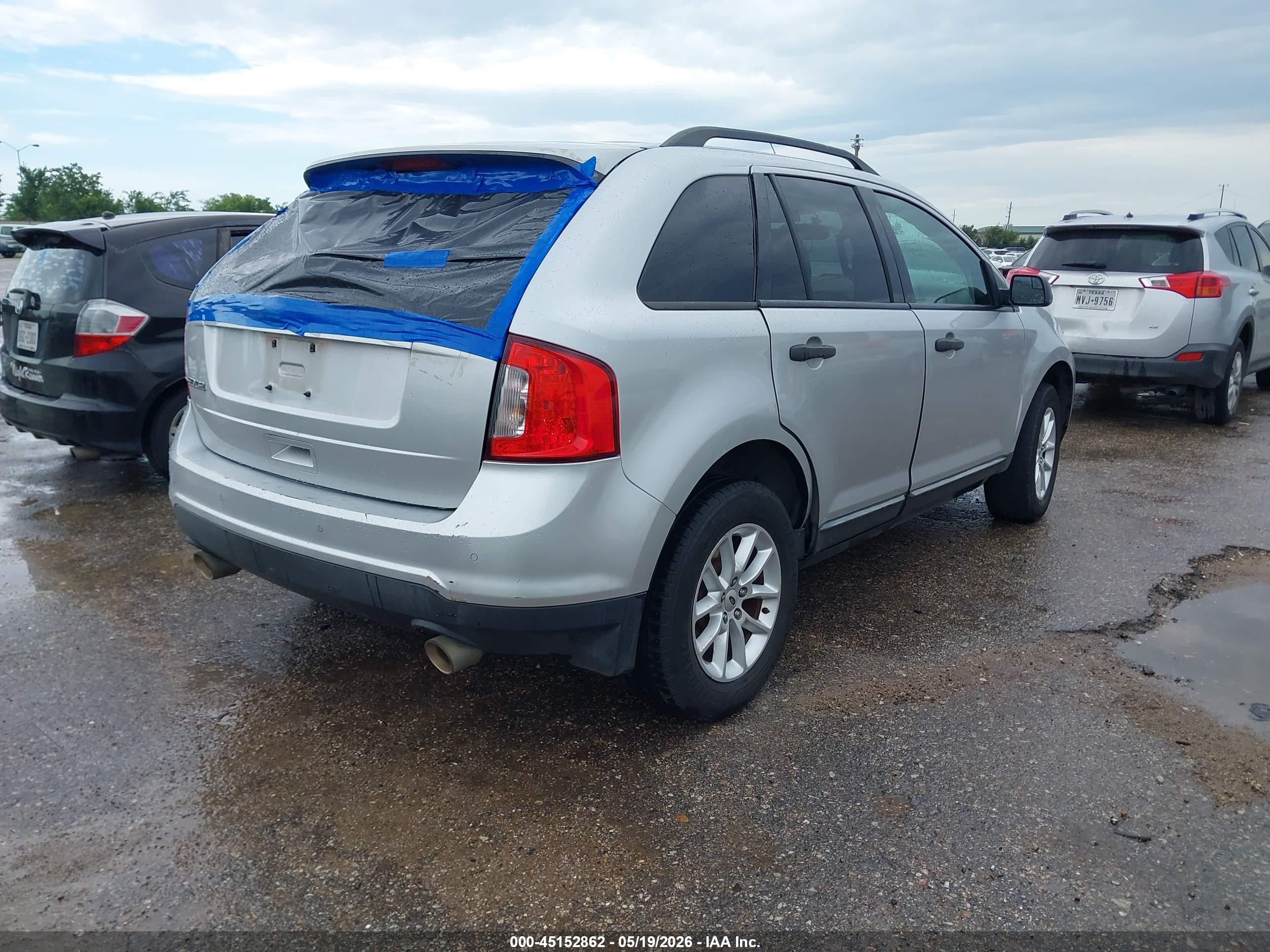 2014 Ford Edge Se Silver vin: 2FMDK3GC1EBA05271