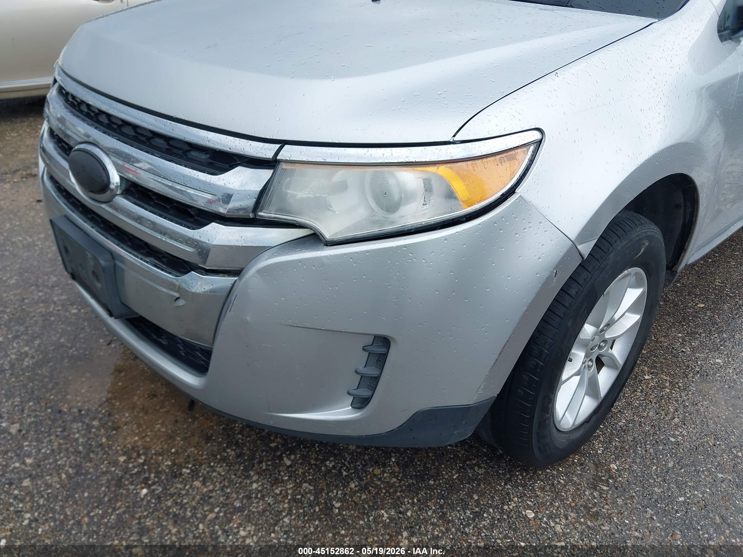 2014 Ford Edge Se Silver vin: 2FMDK3GC1EBA05271