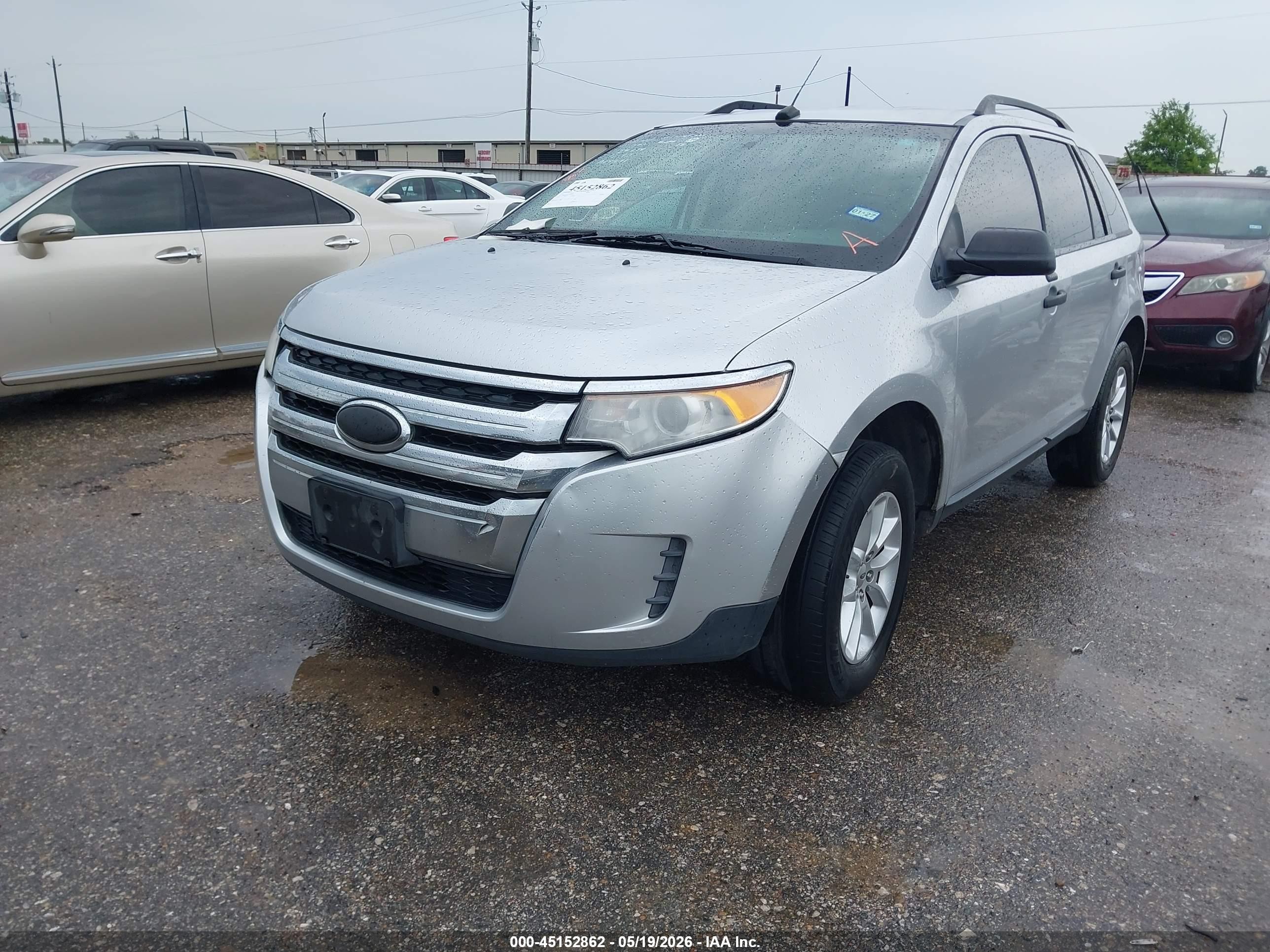 2014 Ford Edge Se Silver vin: 2FMDK3GC1EBA05271