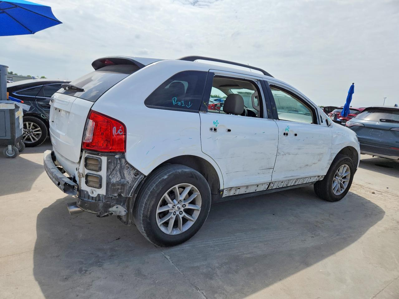 2014 Ford Edge Se Белый vin: 2FMDK3GC1EBB24244