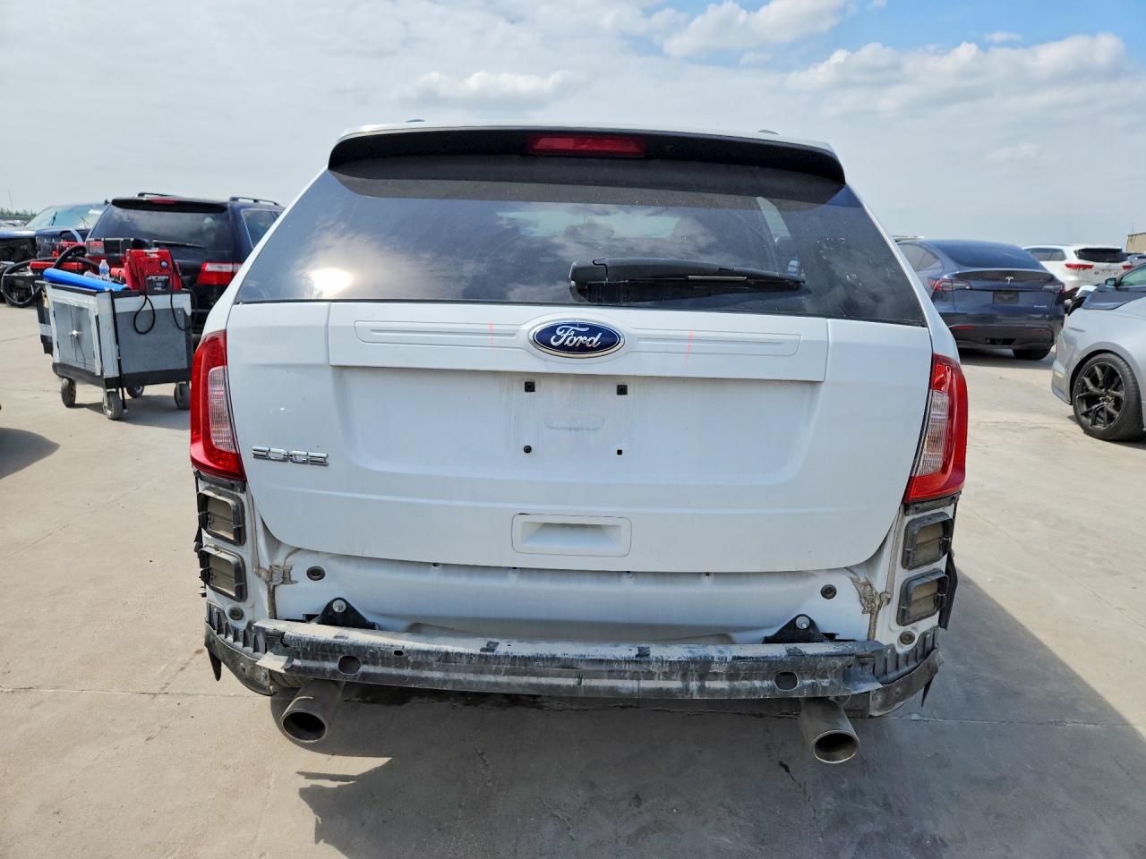 2014 Ford Edge Se Белый vin: 2FMDK3GC1EBB24244