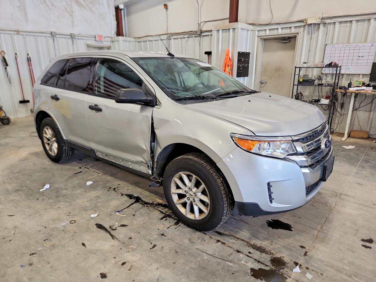 2014 Ford Edge Se Silver vin: 2FMDK3GC1EBB37334
