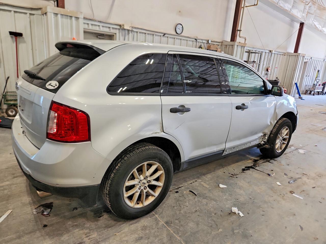 2014 Ford Edge Se Silver vin: 2FMDK3GC1EBB37334