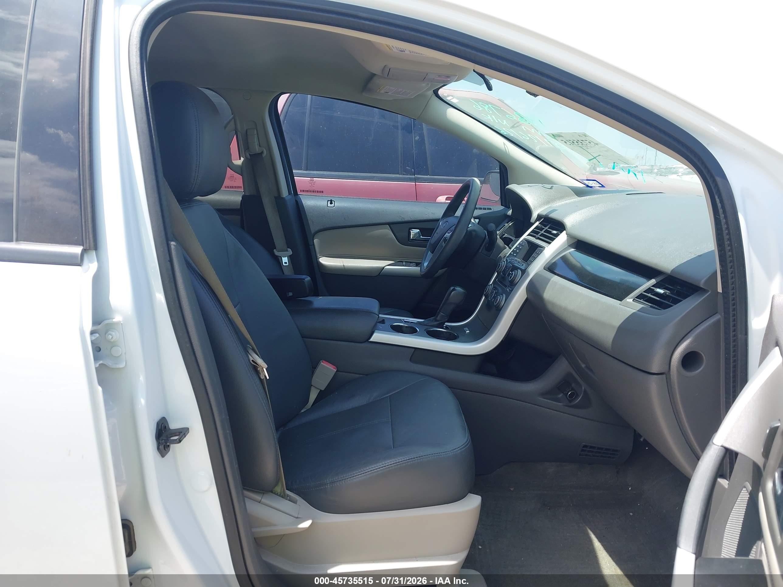 2014 Ford Edge Se White vin: 2FMDK3GC1EBB63786