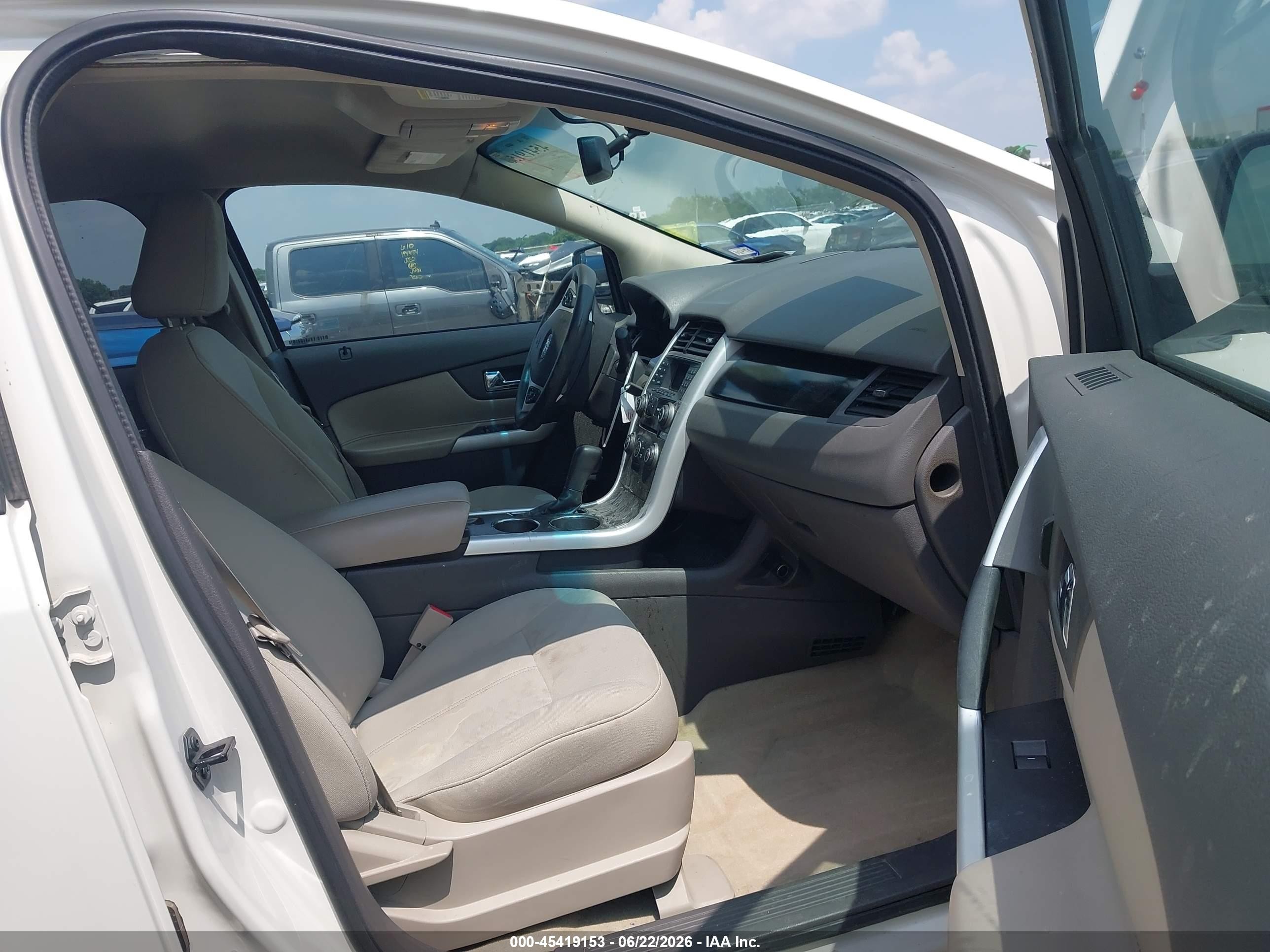 2011 Ford Edge Se White vin: 2FMDK3GC2BBA33950