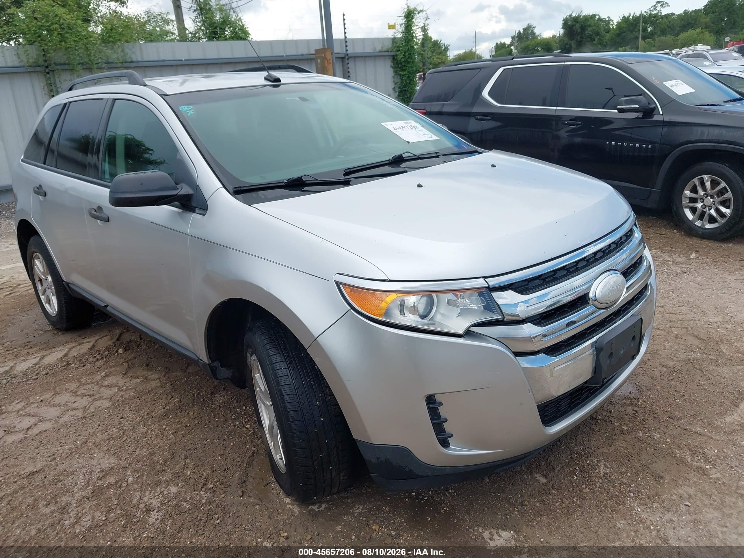 2011 Ford Edge Se Серебряный vin: 2FMDK3GC2BBB66725