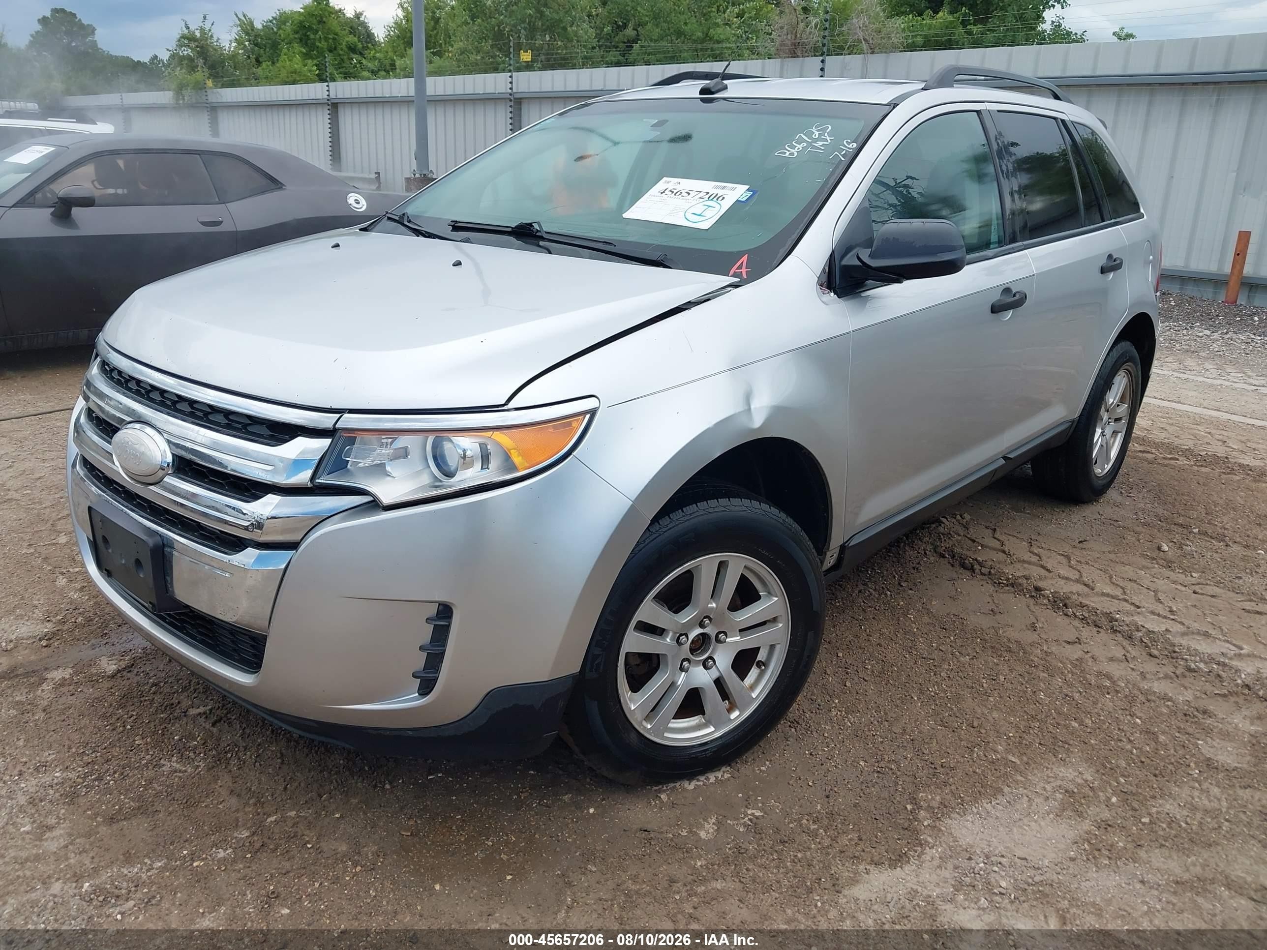 2011 Ford Edge Se Серебряный vin: 2FMDK3GC2BBB66725