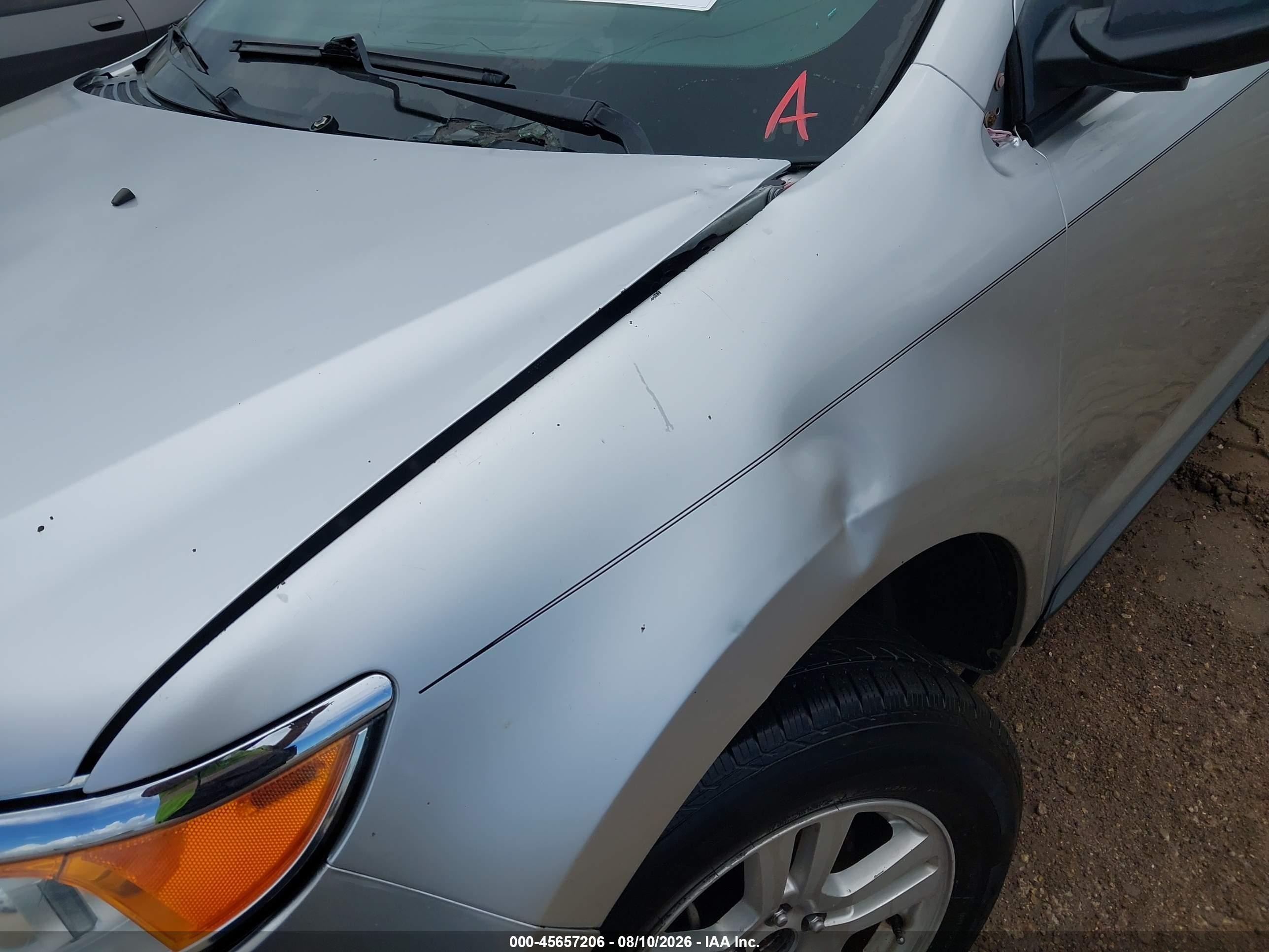 2011 Ford Edge Se Серебряный vin: 2FMDK3GC2BBB66725