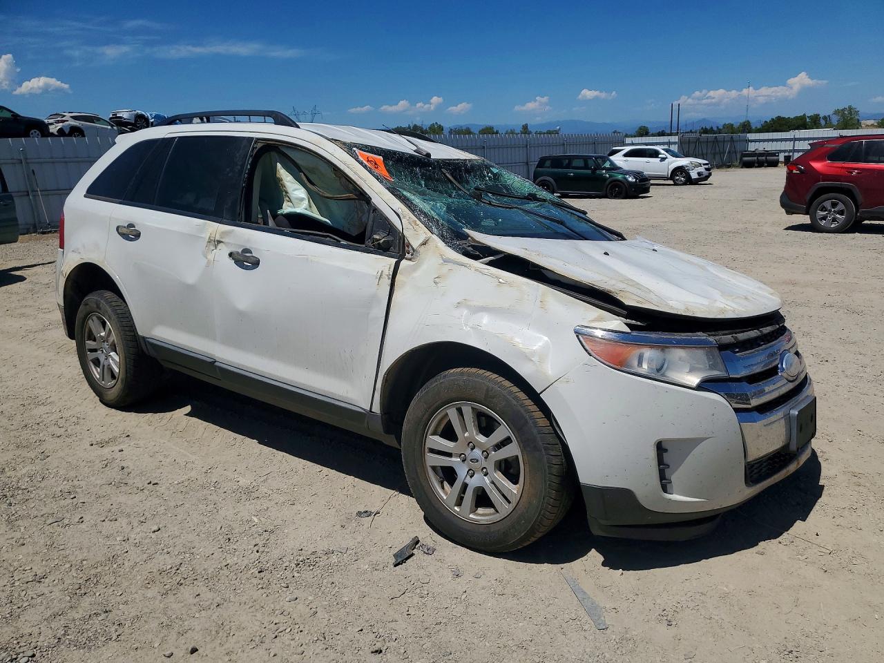 2012 Ford Edge Se White vin: 2FMDK3GC2CBA46098