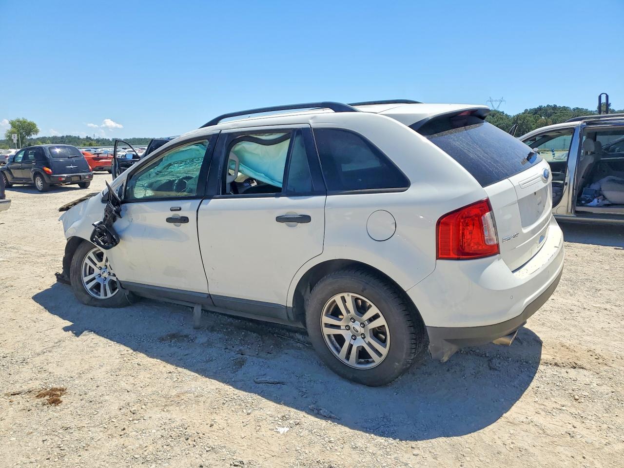 2012 Ford Edge Se White vin: 2FMDK3GC2CBA46098