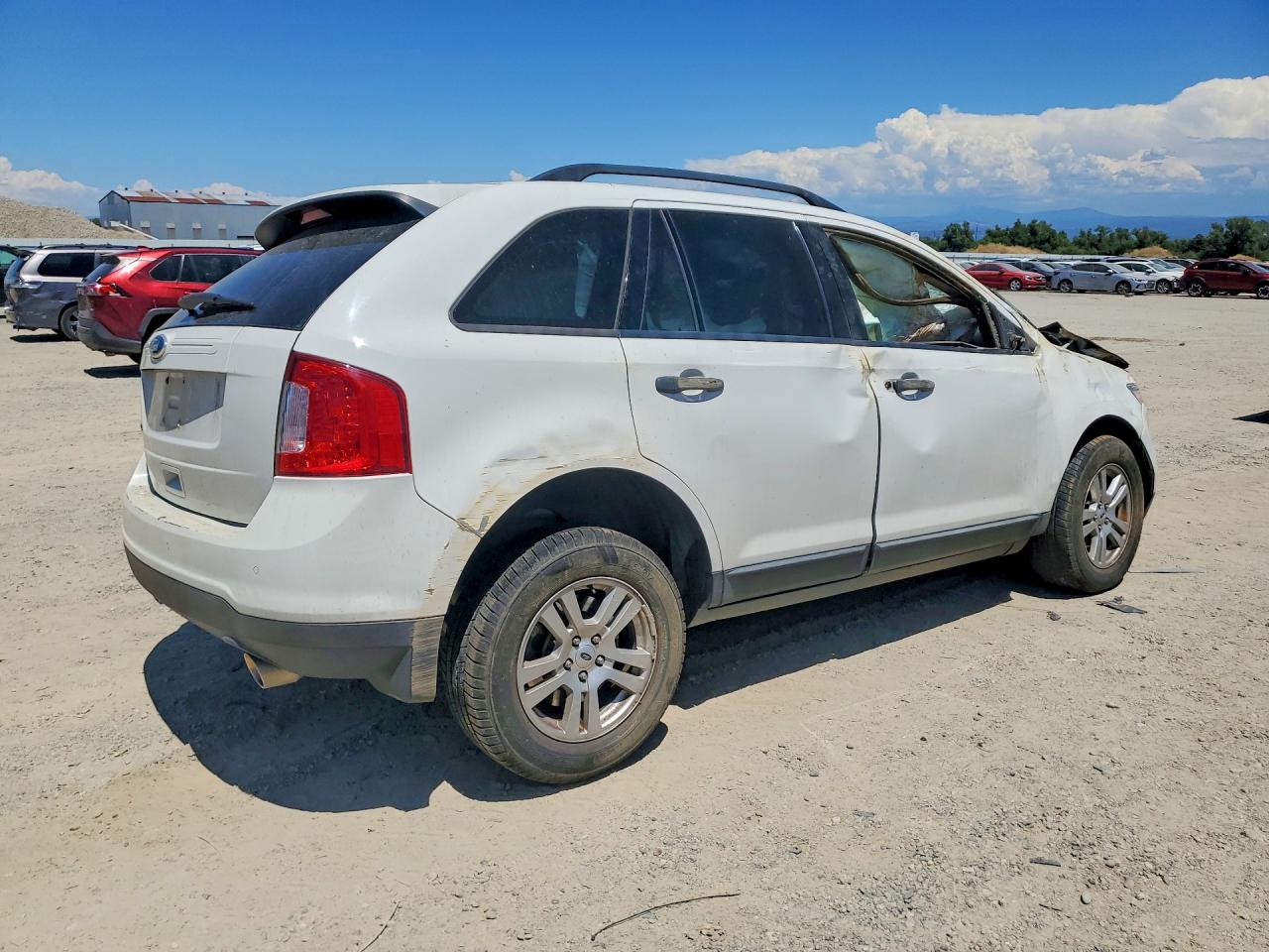 2012 Ford Edge Se White vin: 2FMDK3GC2CBA46098