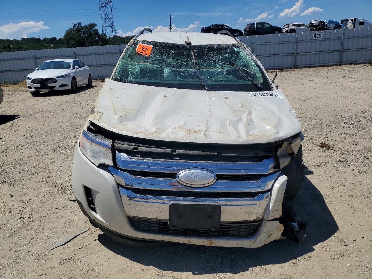 2012 Ford Edge Se White vin: 2FMDK3GC2CBA46098